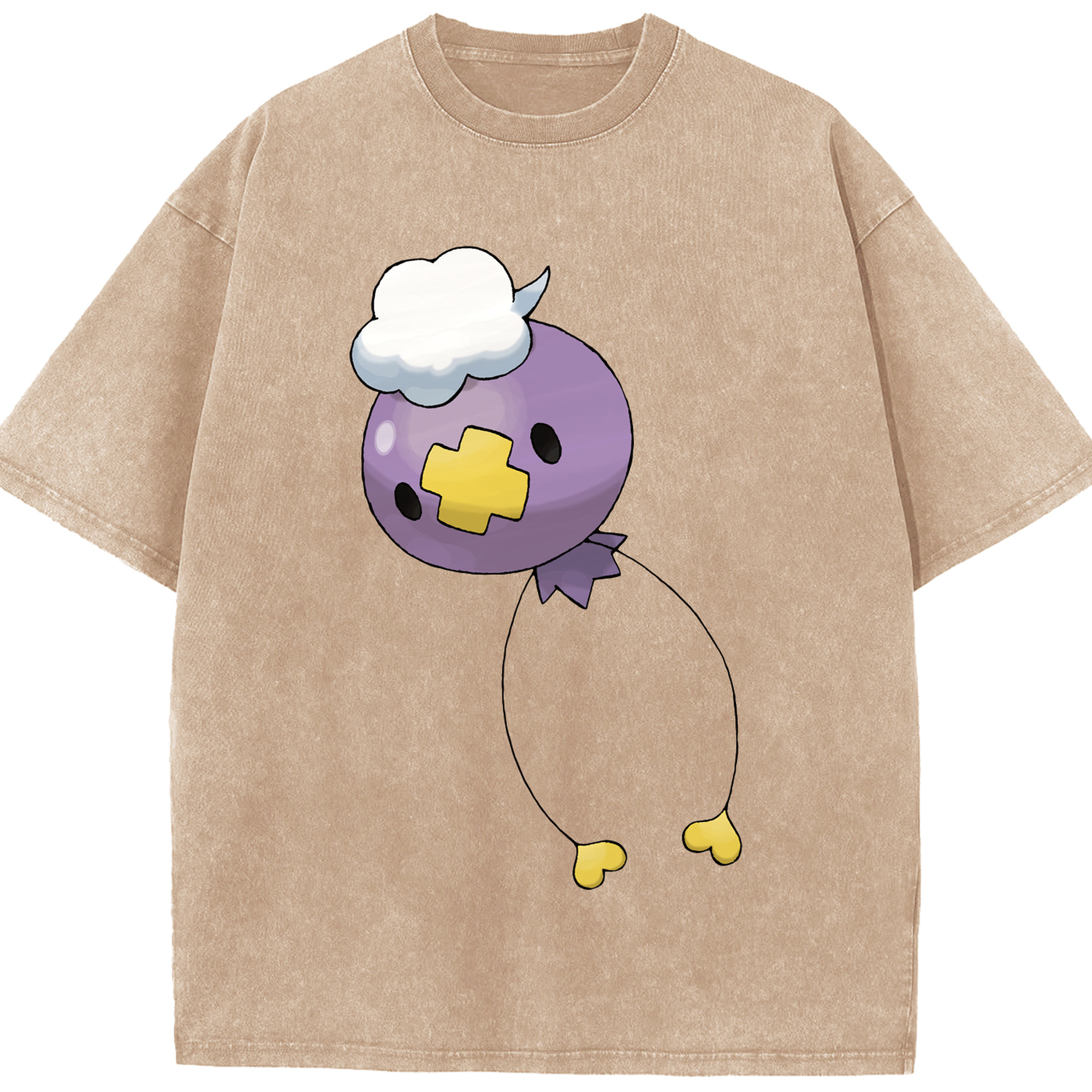 （画像用） ポケットモンスター Pokémon 綿100% ヴィンテージ風 半袖Tシャツ（フロントプリント）