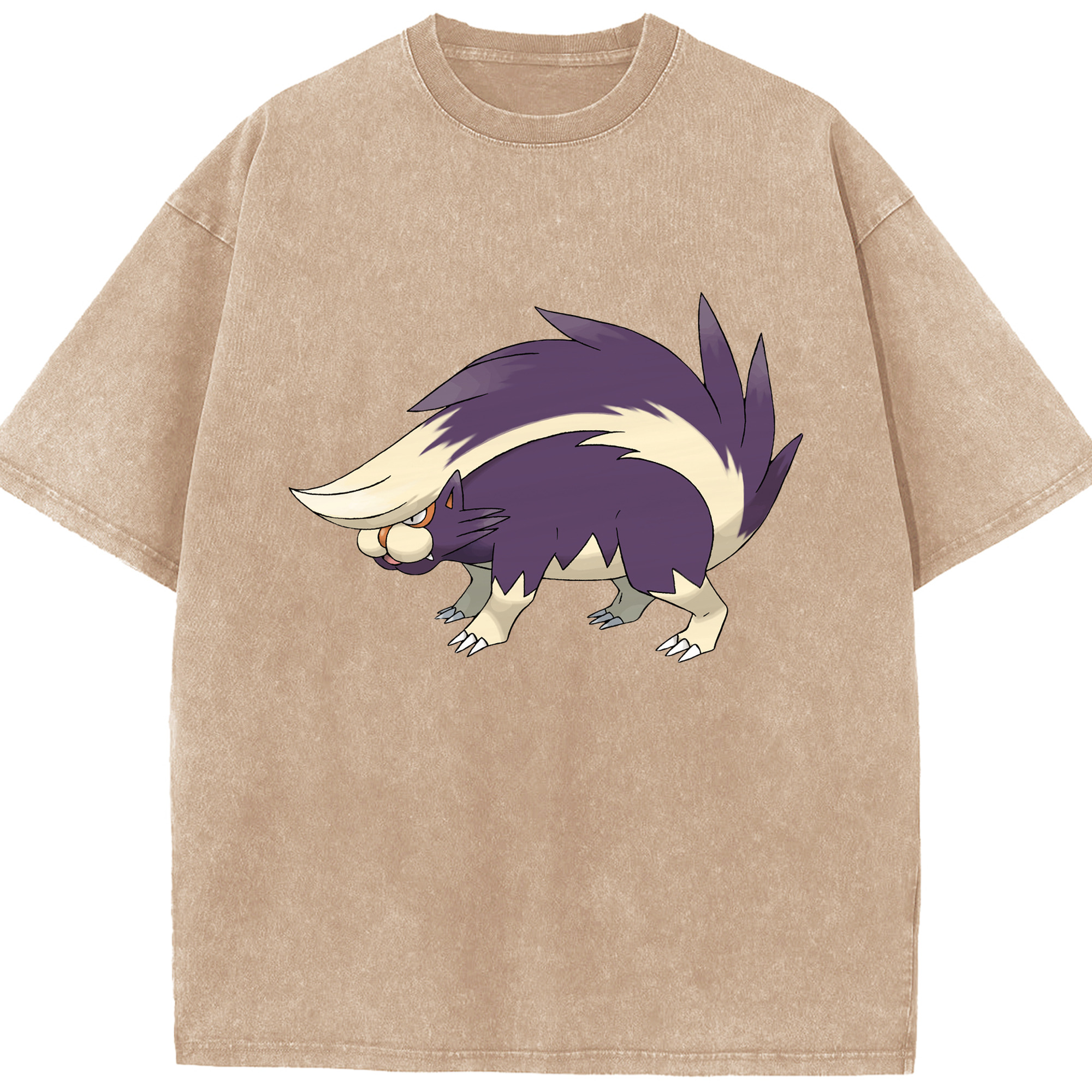 （画像用） ポケットモンスター Pokémon 綿100% ヴィンテージ風 半袖Tシャツ（フロントプリント）