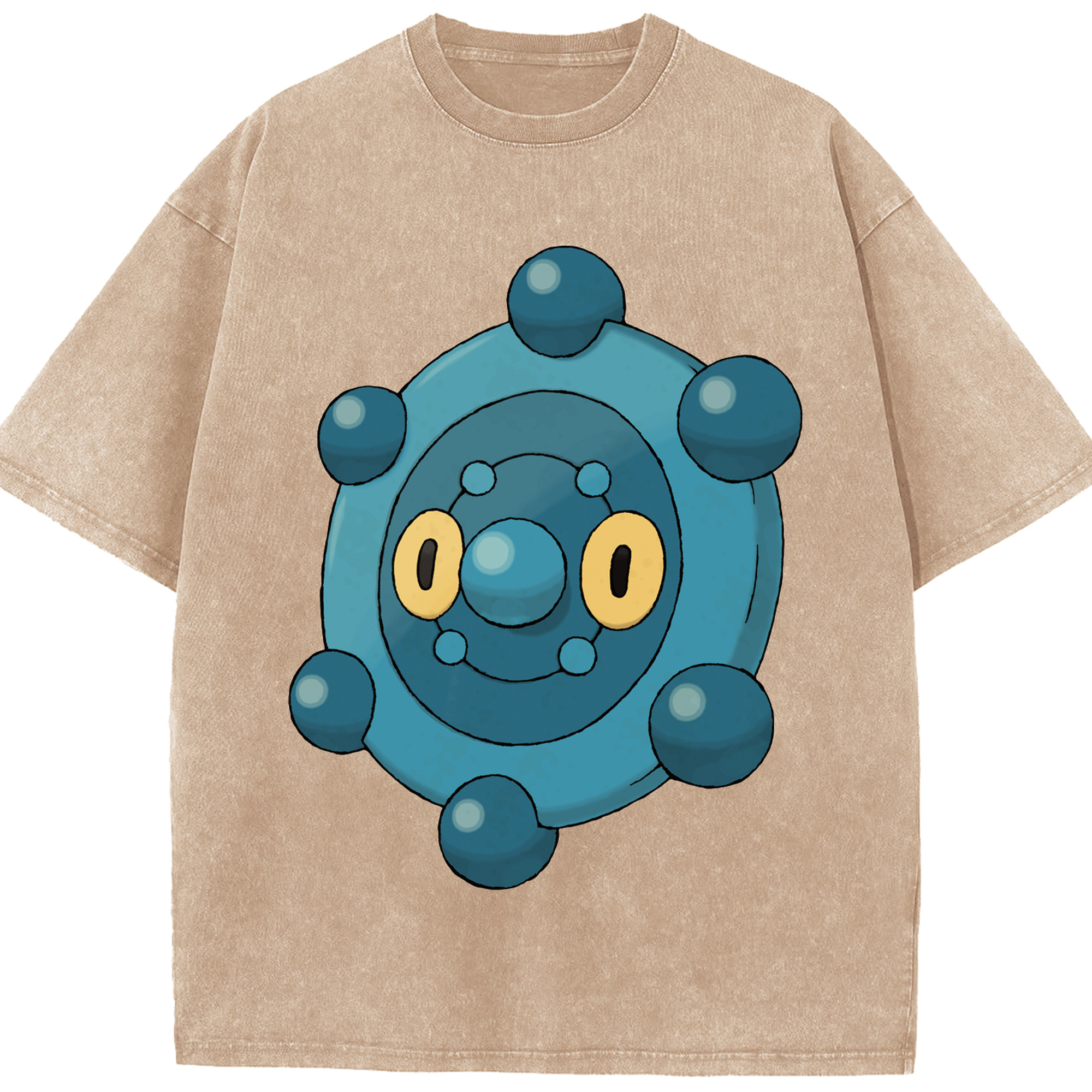 （画像用） ポケットモンスター Pokémon 綿100% ヴィンテージ風 半袖Tシャツ（フロントプリント）