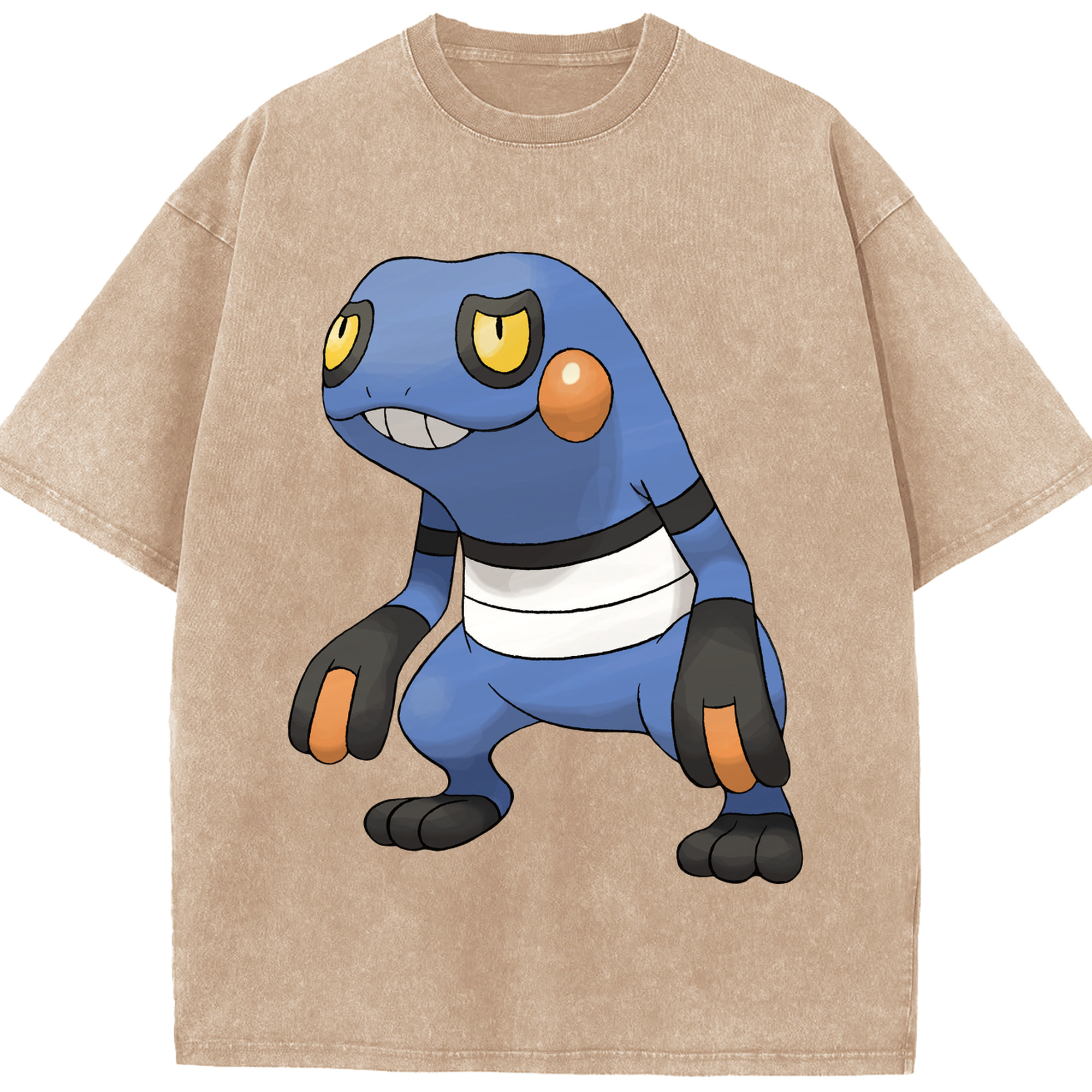 （画像用） ポケットモンスター Pokémon 綿100% ヴィンテージ風 半袖Tシャツ（フロントプリント）