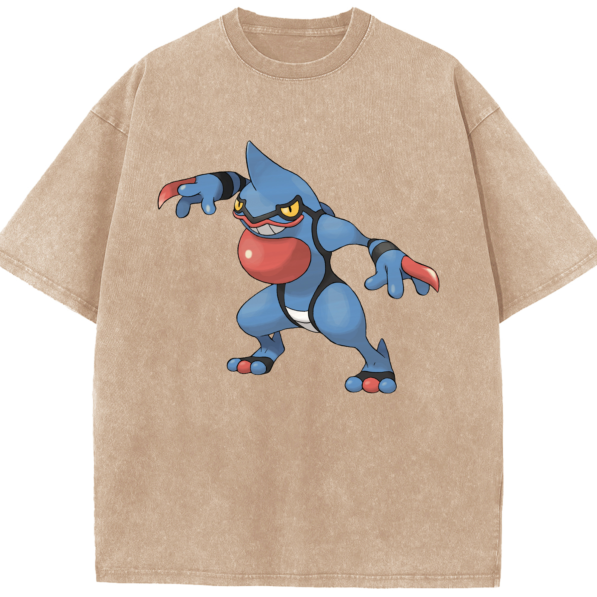 （画像用） ポケットモンスター Pokémon 綿100% ヴィンテージ風 半袖Tシャツ（フロントプリント）