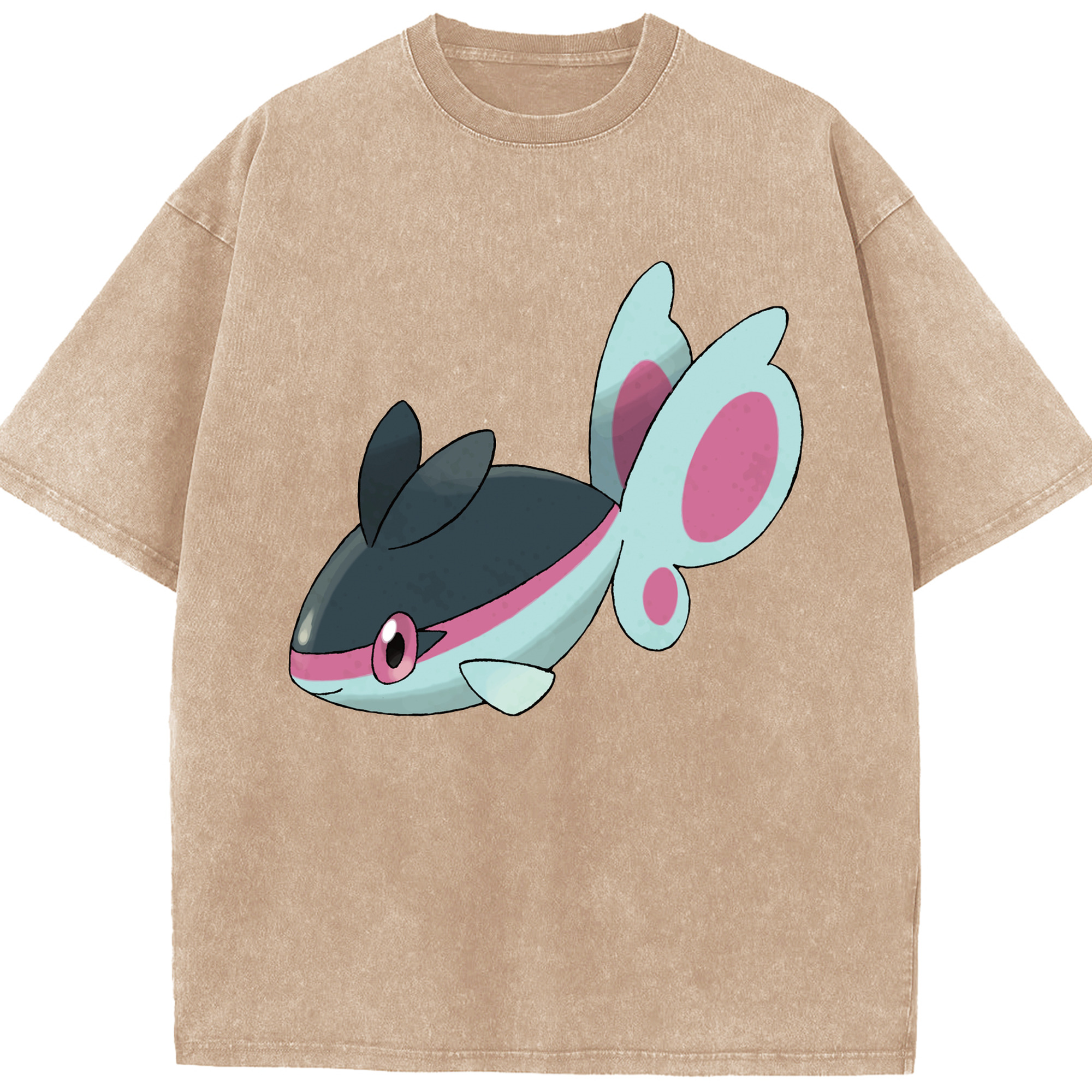 （画像用） ポケットモンスター Pokémon 綿100% ヴィンテージ風 半袖Tシャツ（フロントプリント）