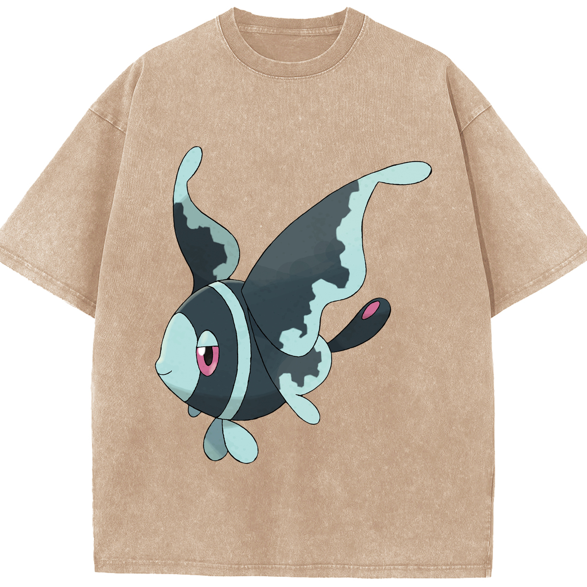 （画像用） ポケットモンスター Pokémon 綿100% ヴィンテージ風 半袖Tシャツ（フロントプリント）
