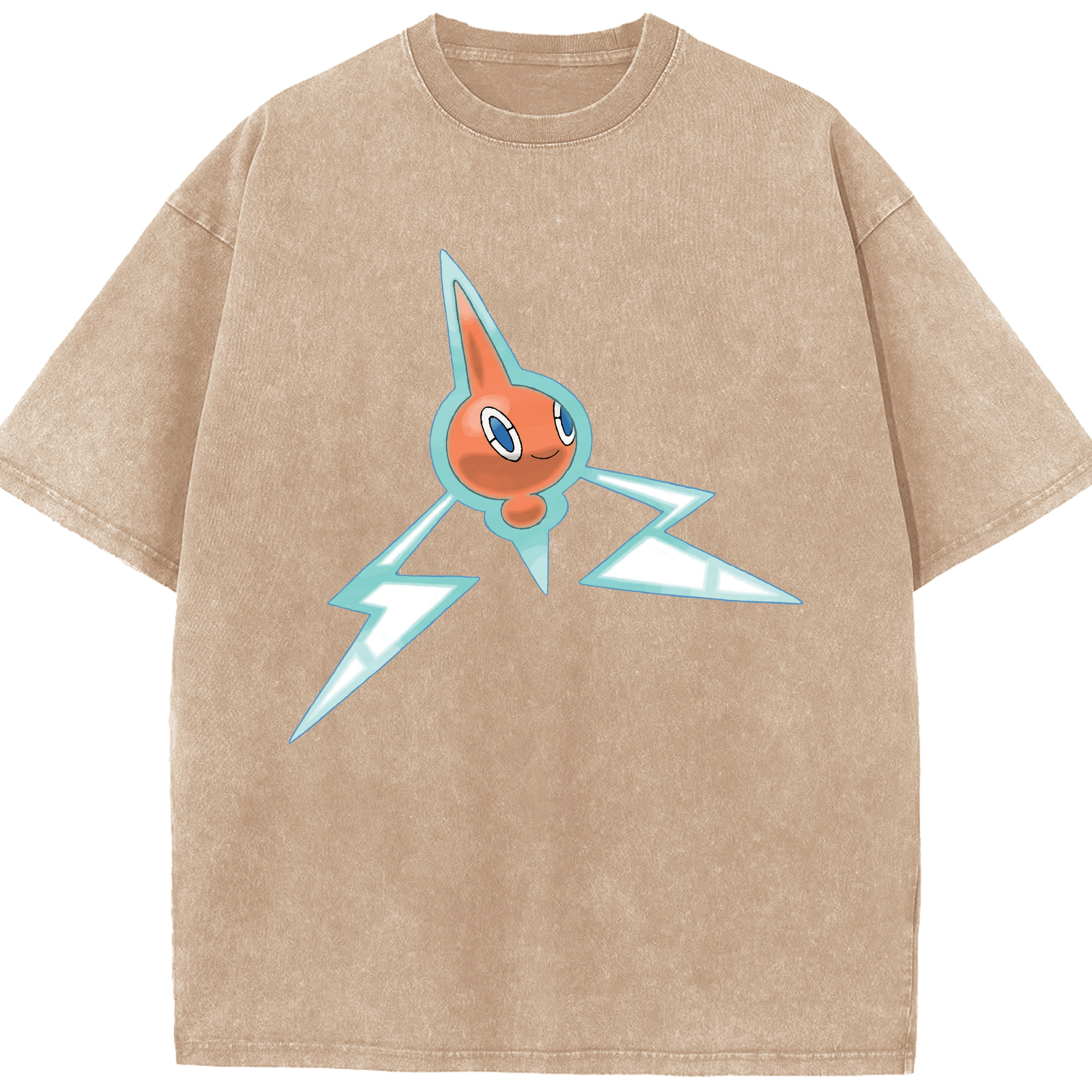 （画像用） ポケットモンスター Pokémon 綿100% ヴィンテージ風 半袖Tシャツ（フロントプリント）