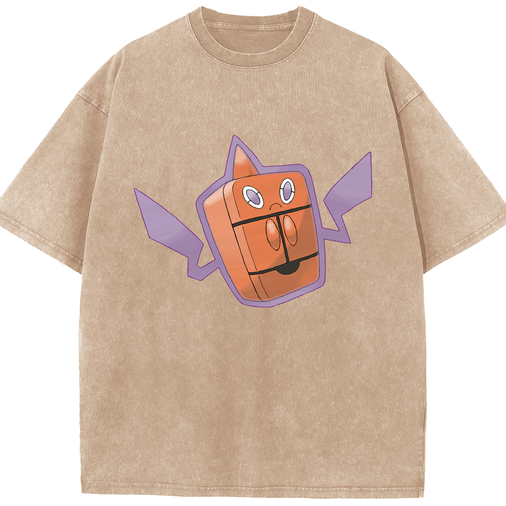 （画像用） ポケットモンスター Pokémon 綿100% ヴィンテージ風 半袖Tシャツ（フロントプリント）