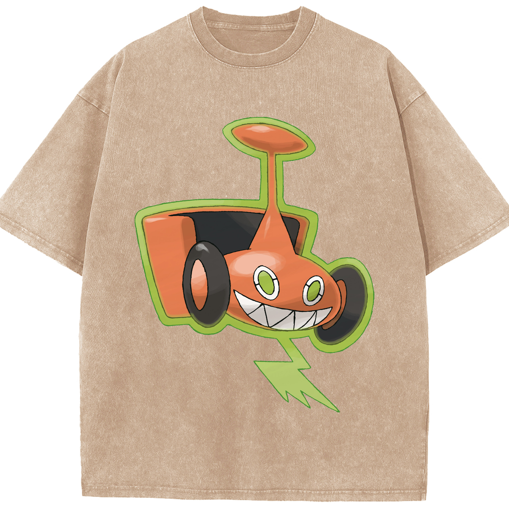 （画像用） ポケットモンスター Pokémon 綿100% ヴィンテージ風 半袖Tシャツ（フロントプリント）