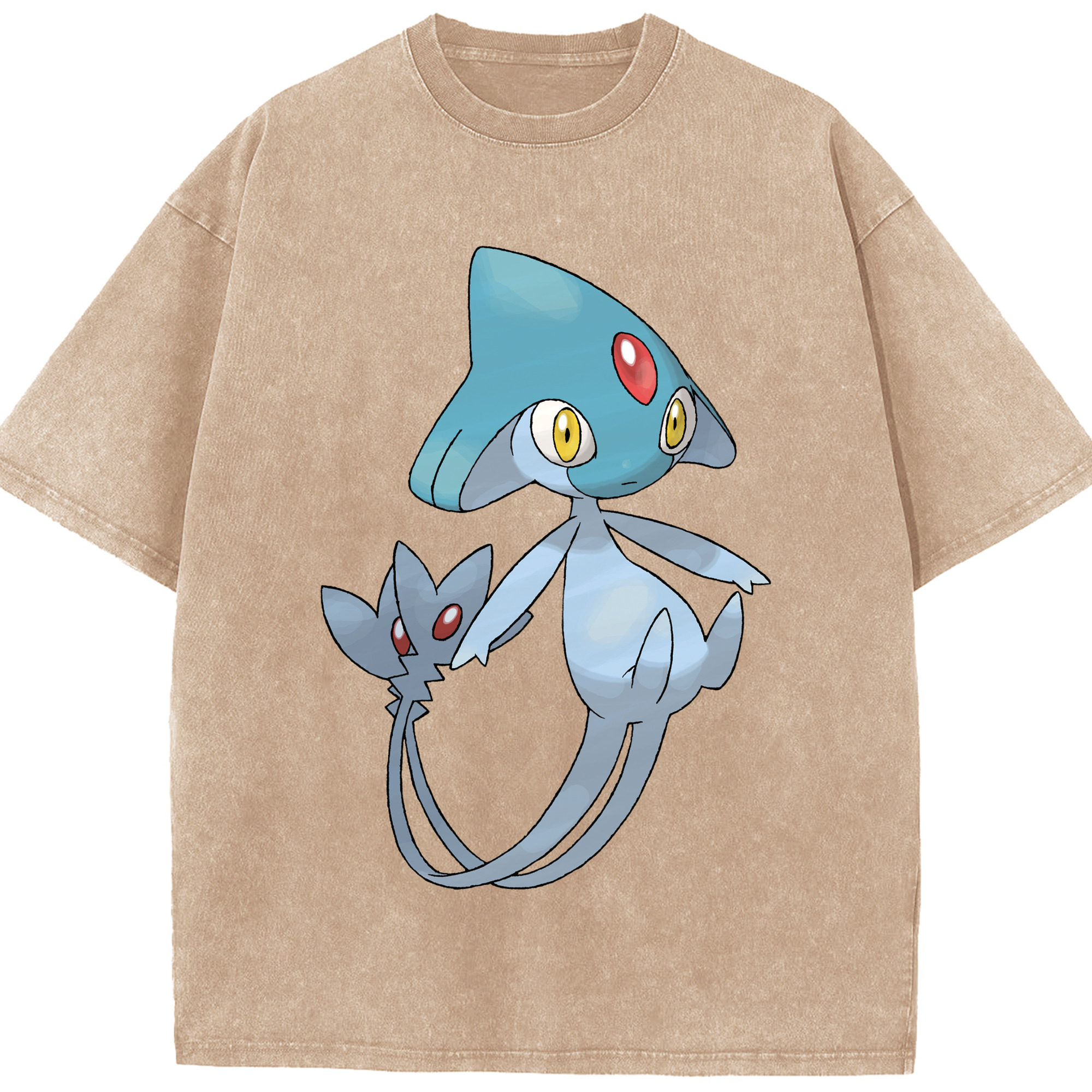 （画像用） ポケットモンスター Pokémon 綿100% ヴィンテージ風 半袖Tシャツ（フロントプリント）