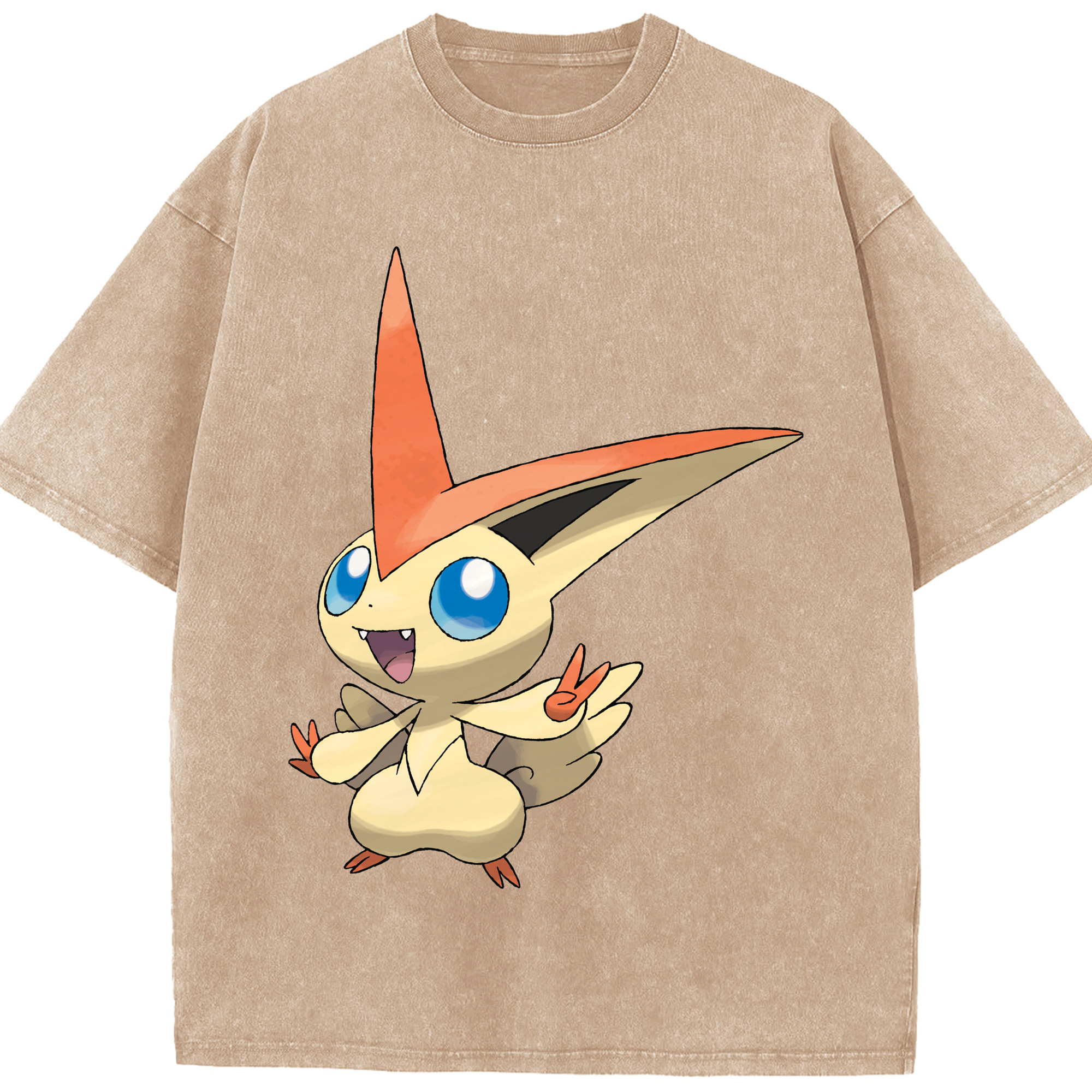 （画像用） ポケットモンスター Pokémon 綿100% ヴィンテージ風 半袖Tシャツ（フロントプリント）