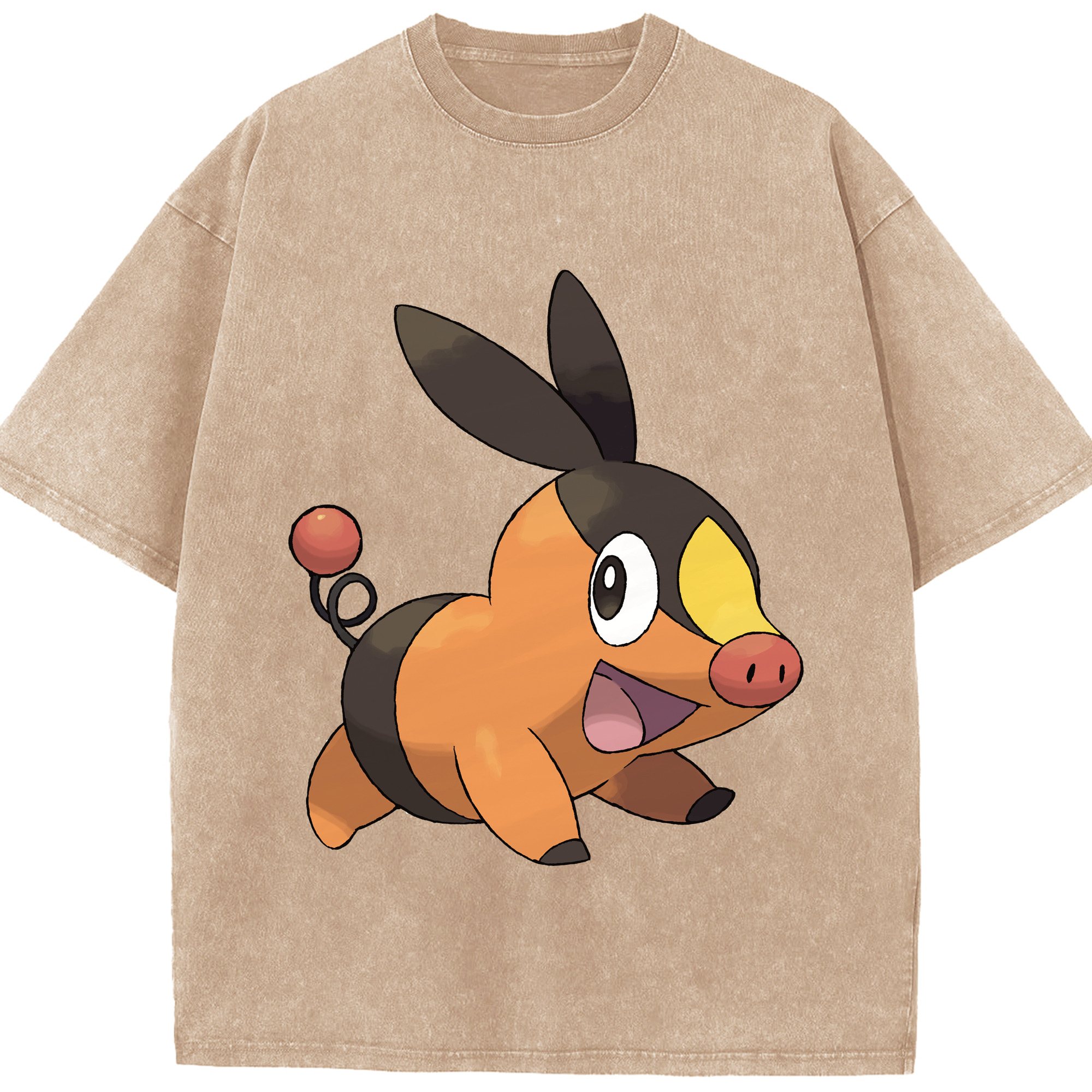 （画像用） ポケットモンスター Pokémon 綿100% ヴィンテージ風 半袖Tシャツ（フロントプリント）