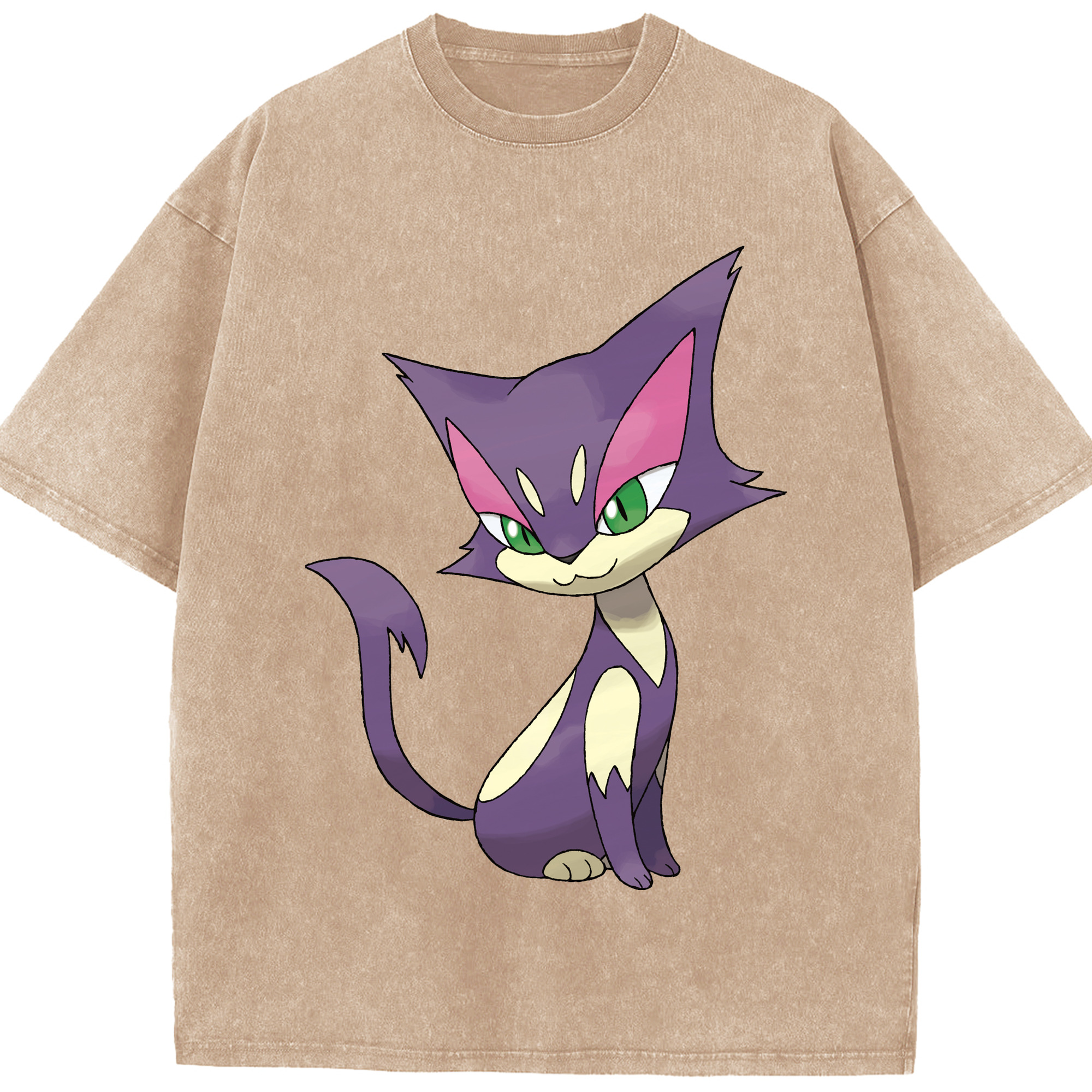 （画像用） ポケットモンスター Pokémon 綿100% ヴィンテージ風 半袖Tシャツ（フロントプリント）