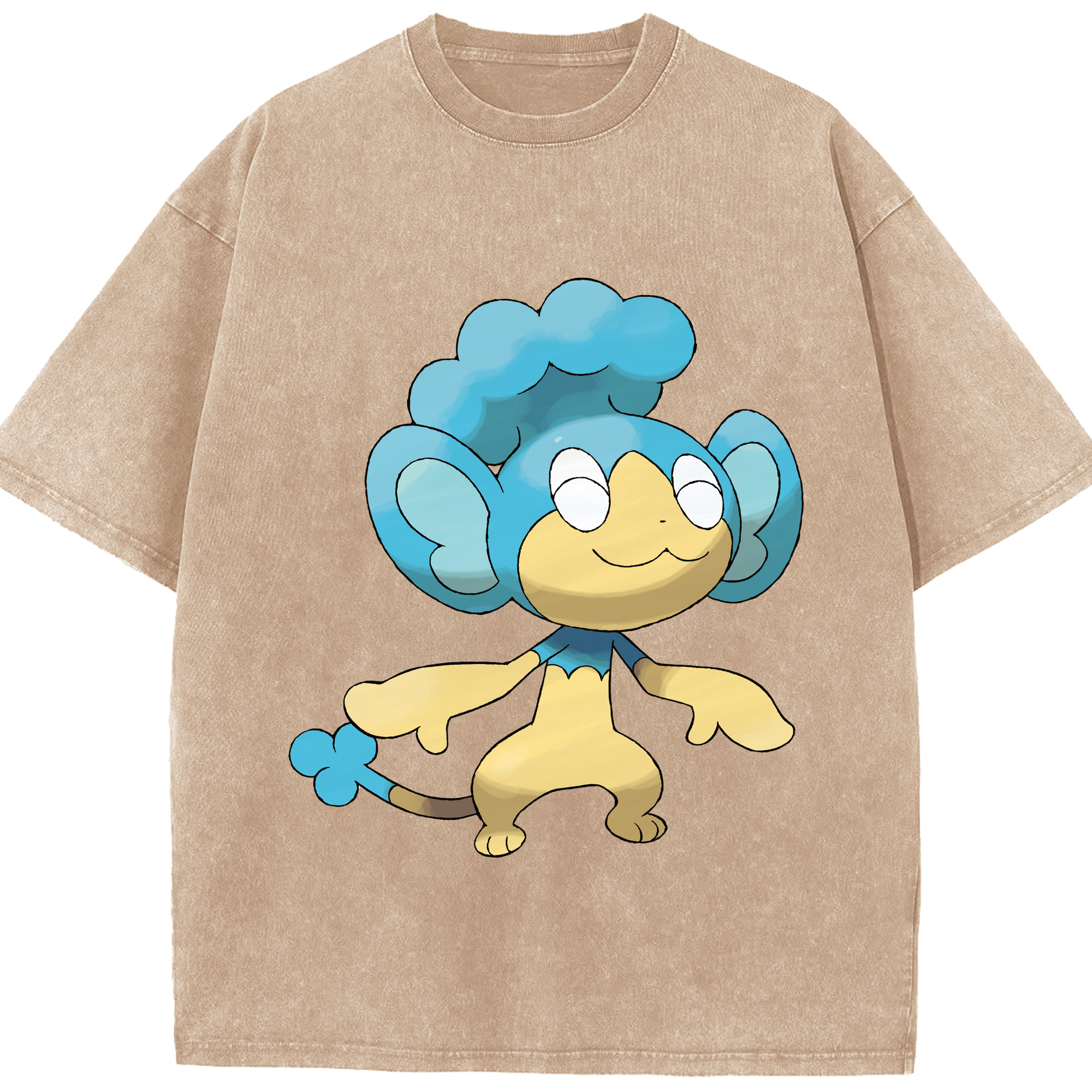 （画像用） ポケットモンスター Pokémon 綿100% ヴィンテージ風 半袖Tシャツ（フロントプリント）