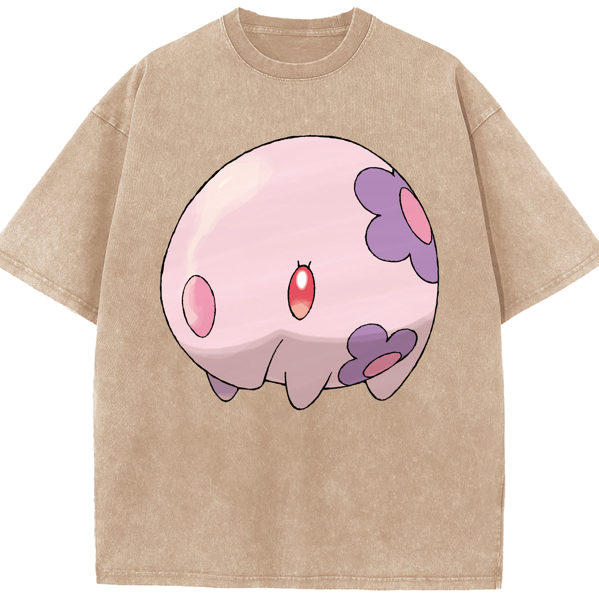 （画像用） ポケットモンスター Pokémon 綿100% ヴィンテージ風 半袖Tシャツ（フロントプリント）