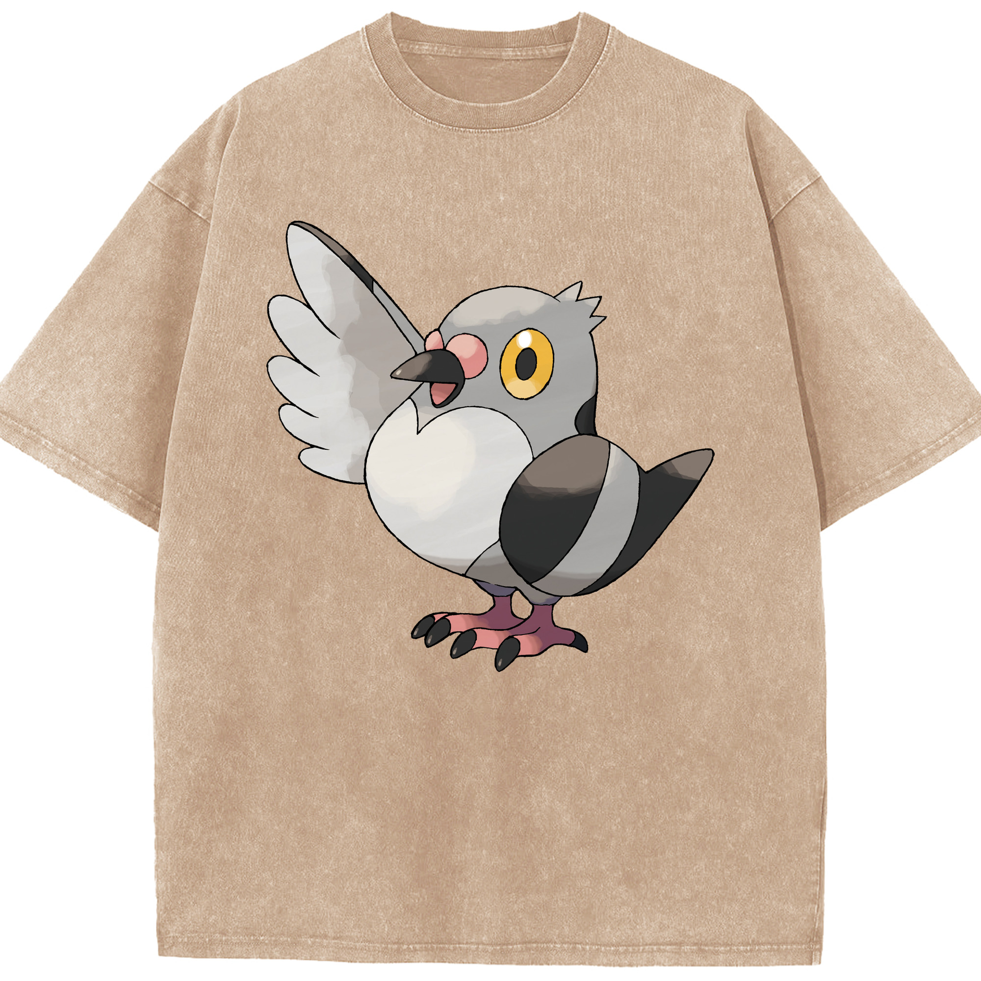 （画像用） ポケットモンスター Pokémon 綿100% ヴィンテージ風 半袖Tシャツ（フロントプリント）