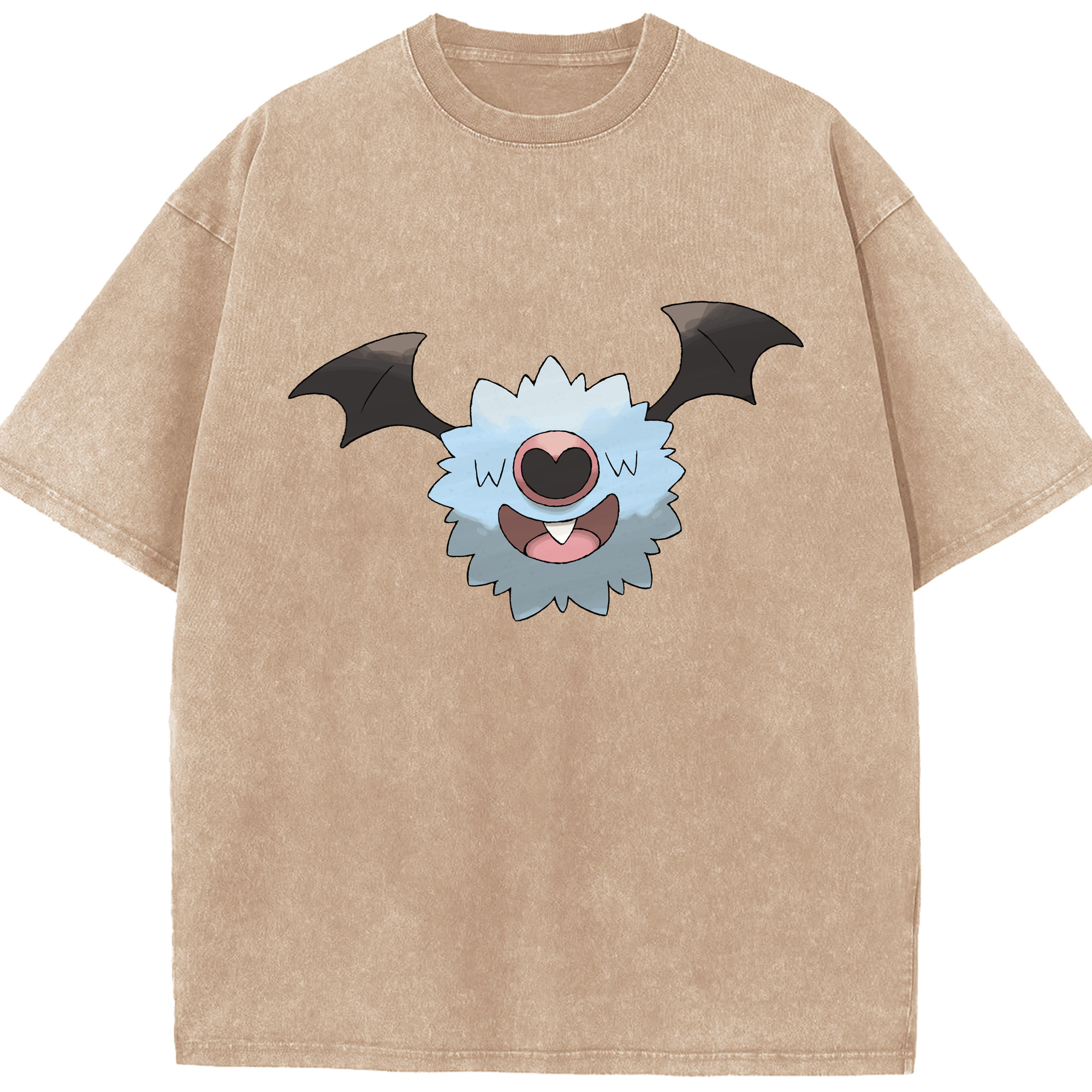 （画像用） ポケットモンスター Pokémon 綿100% ヴィンテージ風 半袖Tシャツ（フロントプリント）