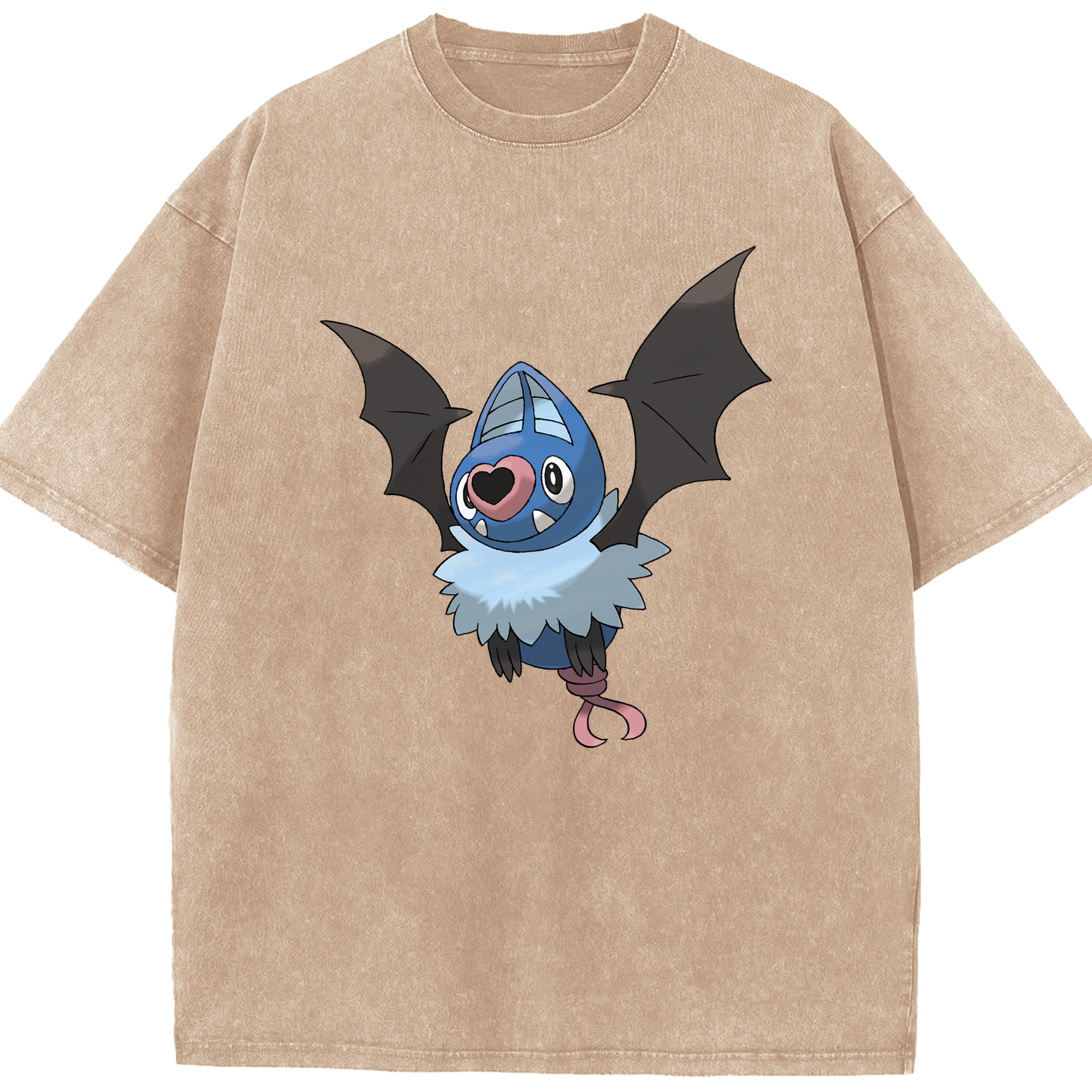 （画像用） ポケットモンスター Pokémon 綿100% ヴィンテージ風 半袖Tシャツ（フロントプリント）