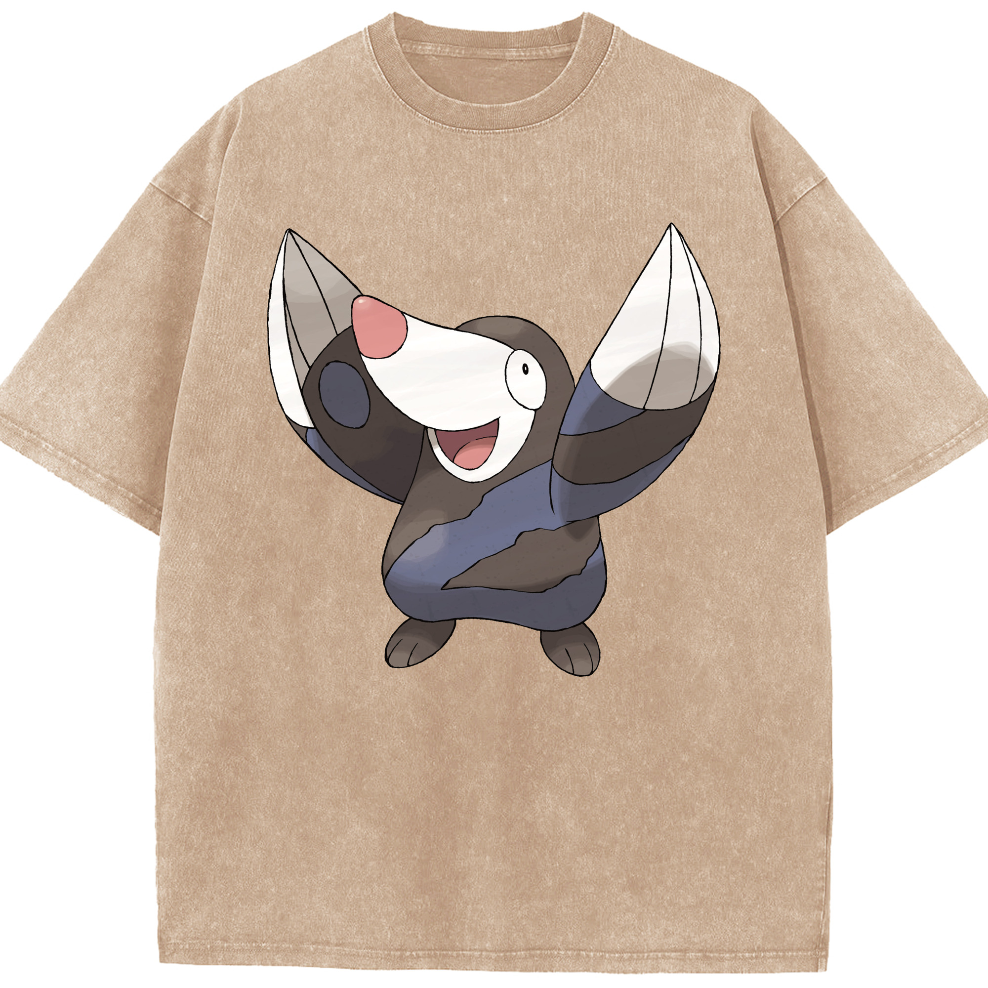 （画像用） ポケットモンスター Pokémon 綿100% ヴィンテージ風 半袖Tシャツ（フロントプリント）