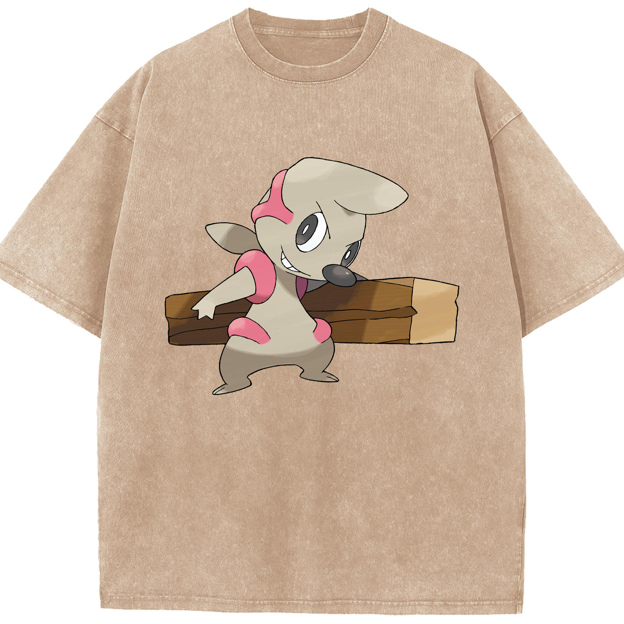 （画像用） ポケットモンスター Pokémon 綿100% ヴィンテージ風 半袖Tシャツ（フロントプリント）