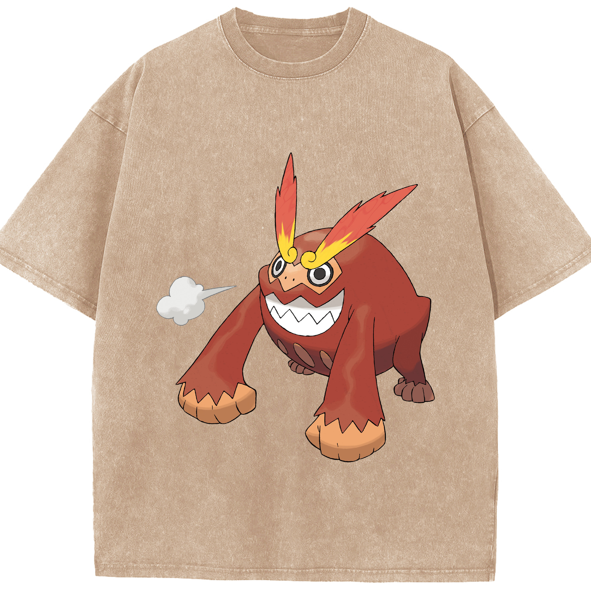 （画像用） ポケットモンスター Pokémon 綿100% ヴィンテージ風 半袖Tシャツ（フロントプリント）