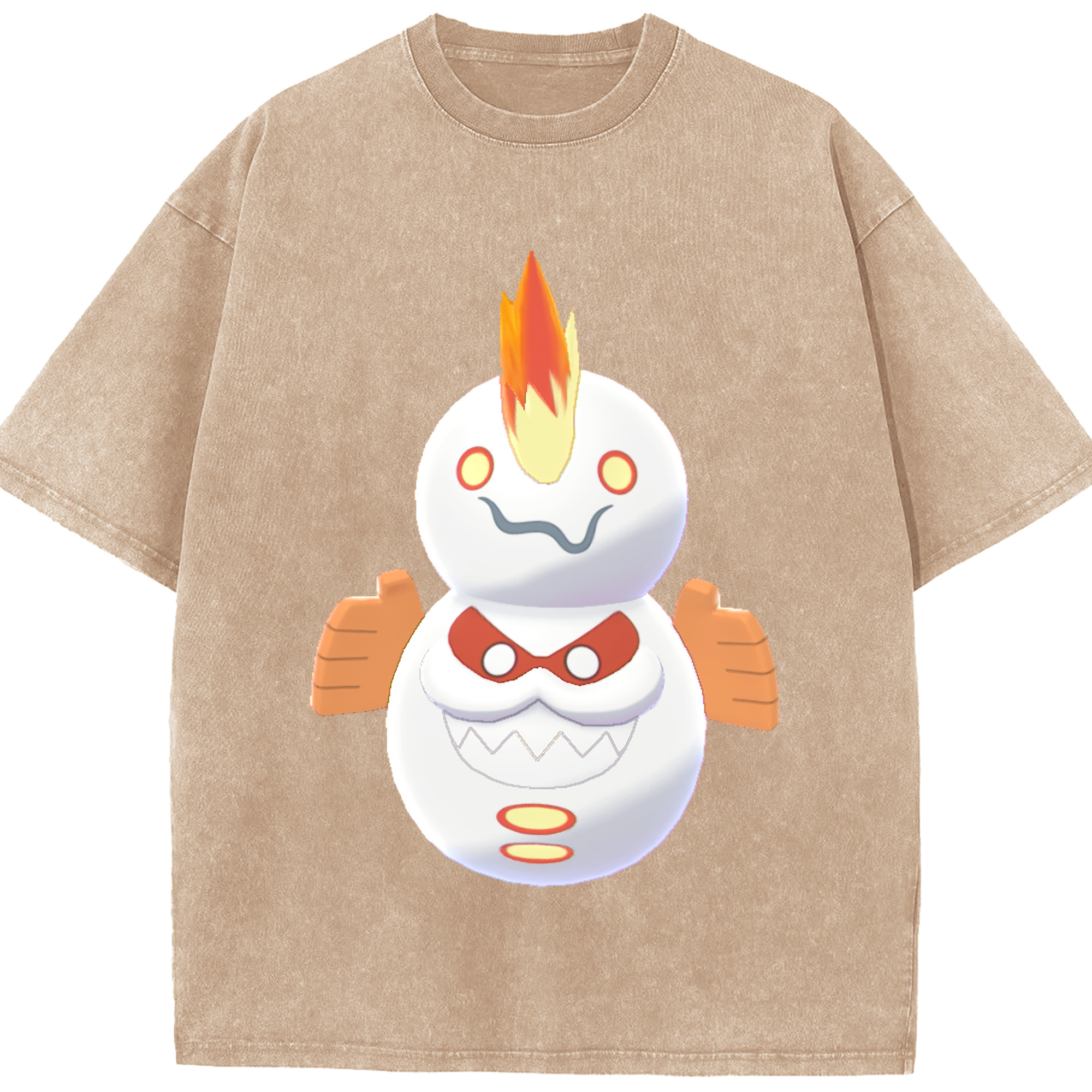 （画像用） ポケットモンスター Pokémon 綿100% ヴィンテージ風 半袖Tシャツ（フロントプリント）