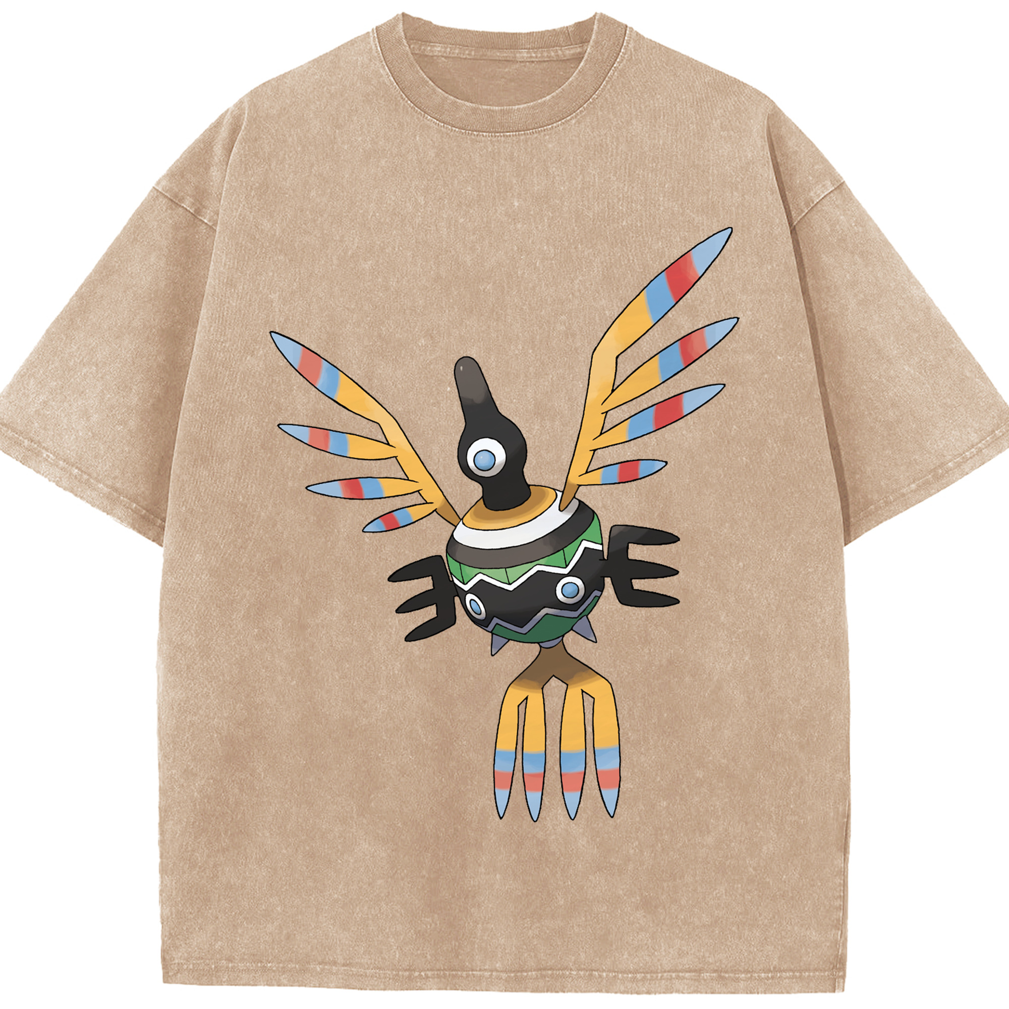 （画像用） ポケットモンスター Pokémon 綿100% ヴィンテージ風 半袖Tシャツ（フロントプリント）