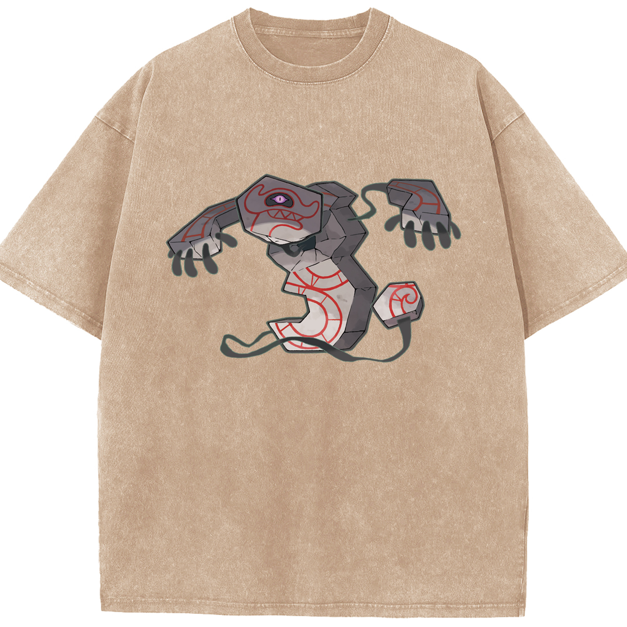 （画像用） ポケットモンスター Pokémon 綿100% ヴィンテージ風 半袖Tシャツ（フロントプリント）