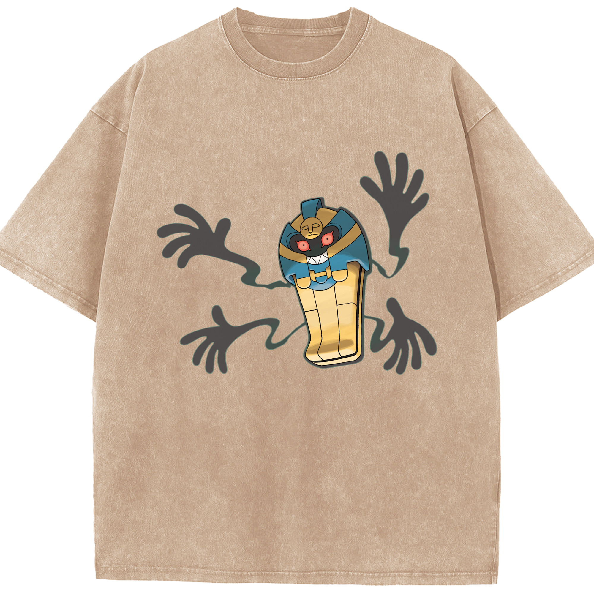 （画像用） ポケットモンスター Pokémon 綿100% ヴィンテージ風 半袖Tシャツ（フロントプリント）