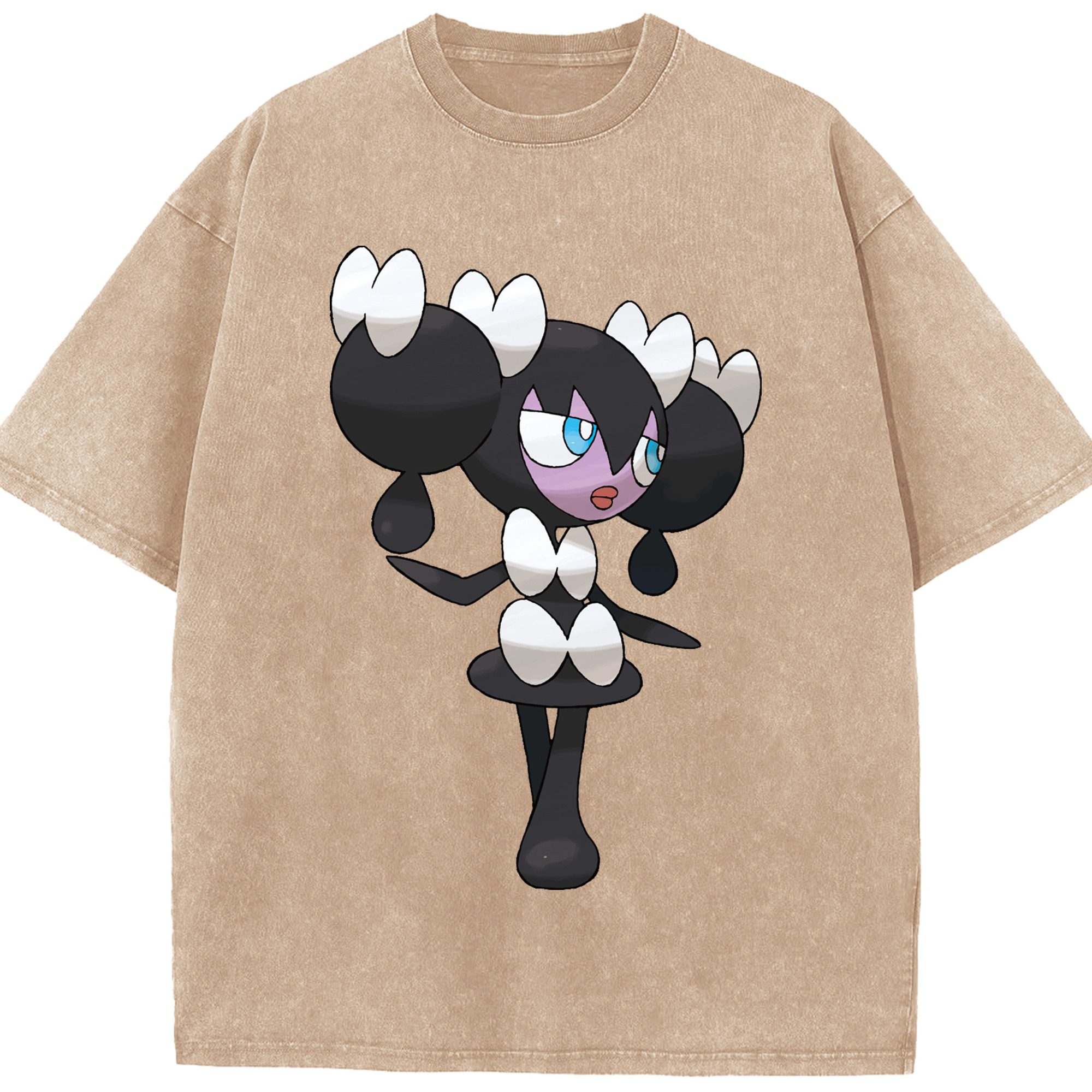 （画像用） ポケットモンスター Pokémon 綿100% ヴィンテージ風 半袖Tシャツ（フロントプリント）