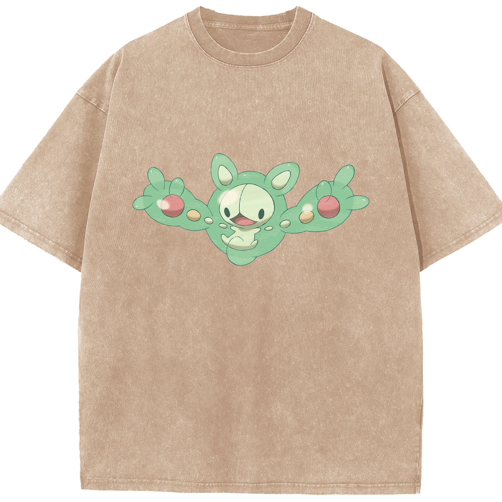 （画像用） ポケットモンスター Pokémon 綿100% ヴィンテージ風 半袖Tシャツ（フロントプリント）