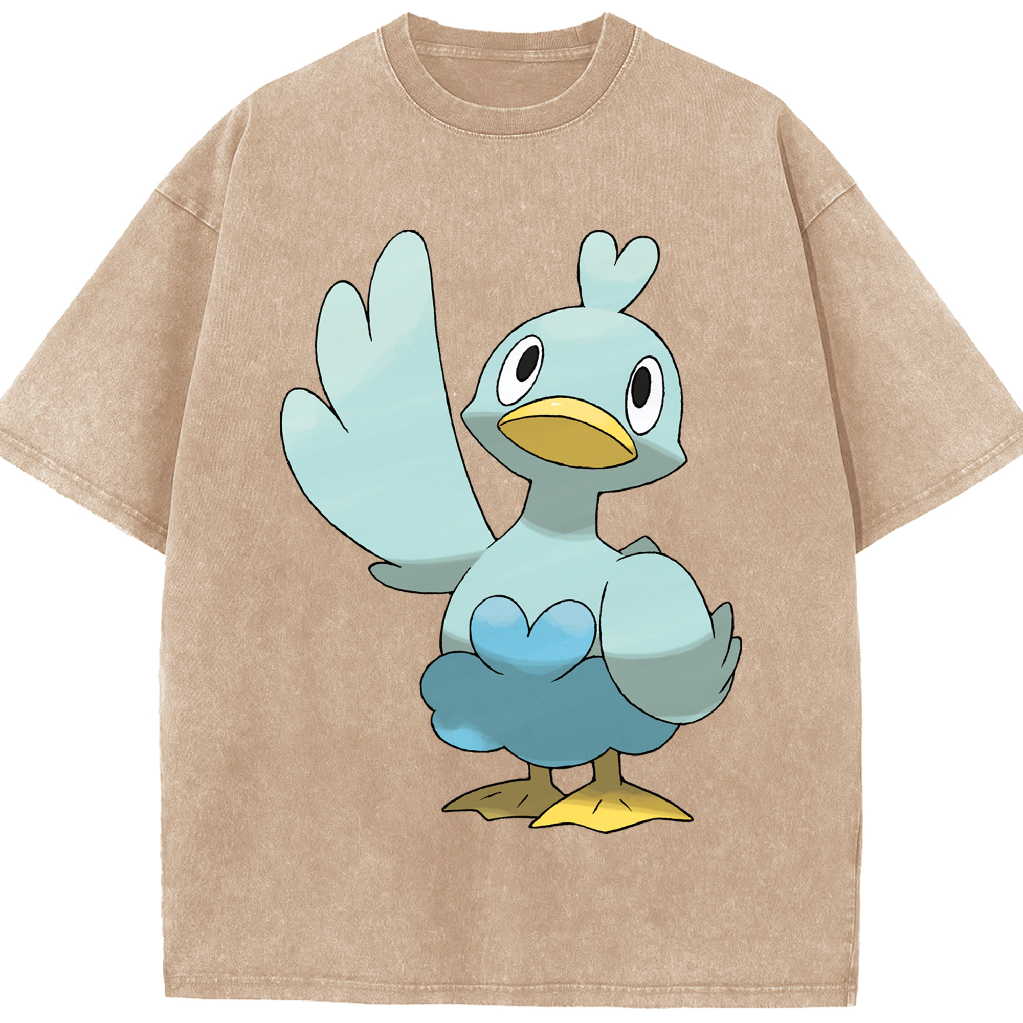 （画像用） ポケットモンスター Pokémon 綿100% ヴィンテージ風 半袖Tシャツ（フロントプリント）