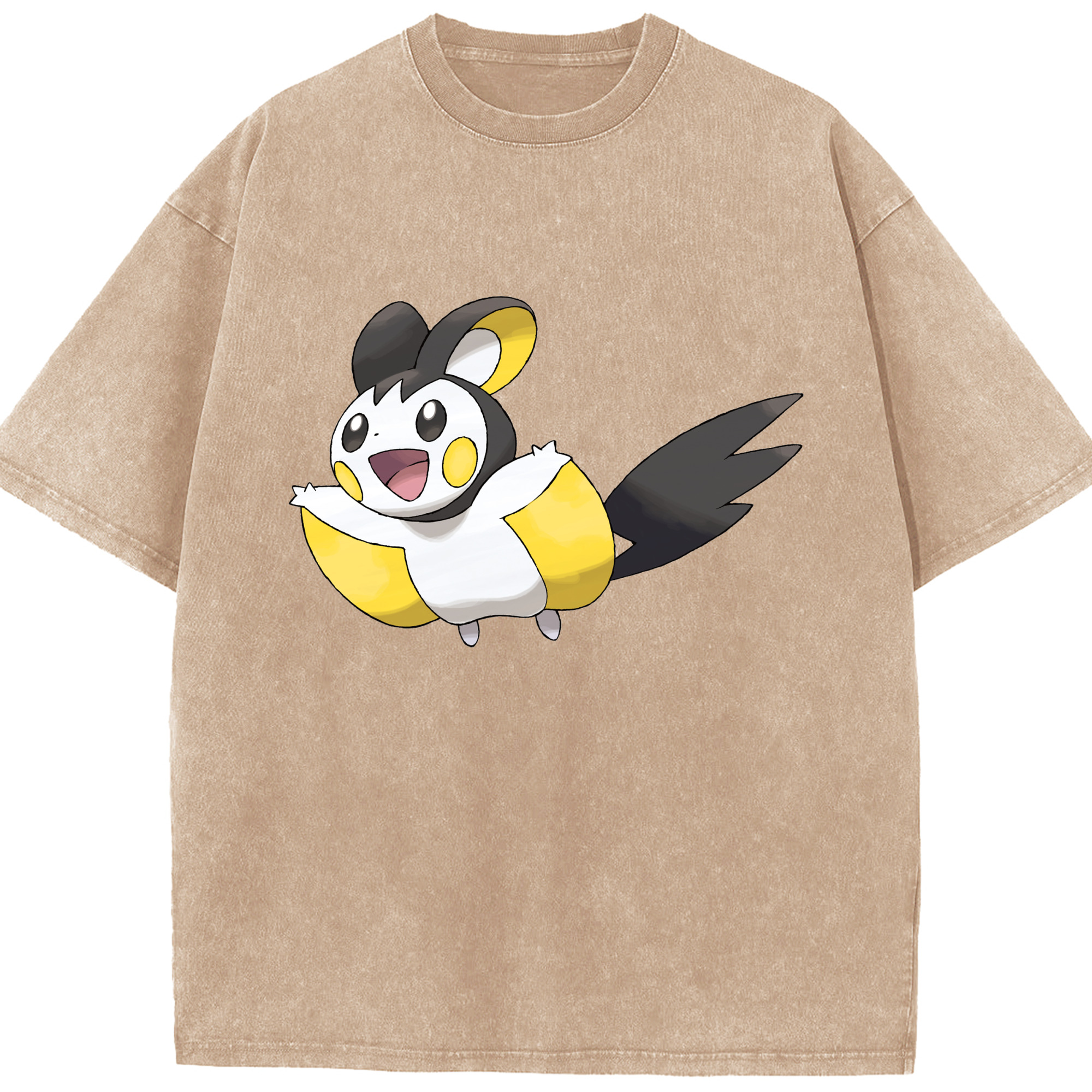 （画像用） ポケットモンスター Pokémon 綿100% ヴィンテージ風 半袖Tシャツ（フロントプリント）