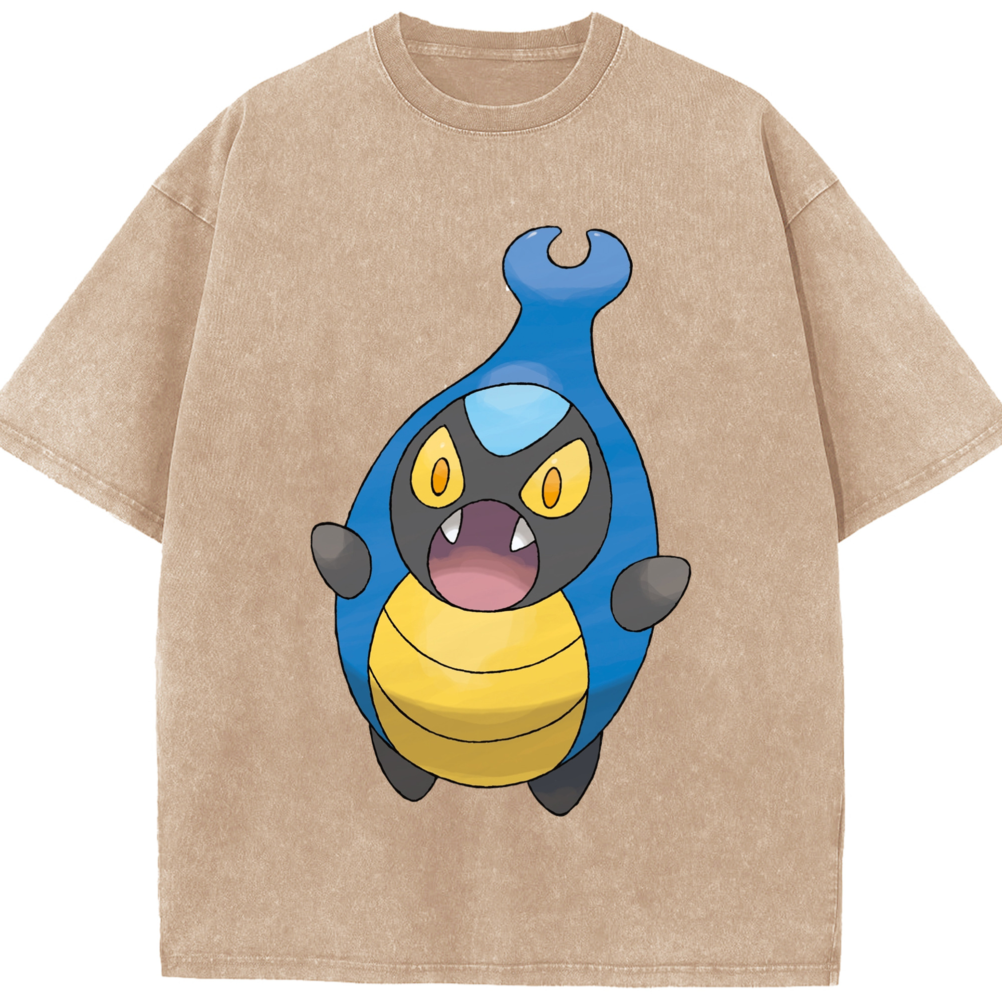 （画像用） ポケットモンスター Pokémon 綿100% ヴィンテージ風 半袖Tシャツ（フロントプリント）
