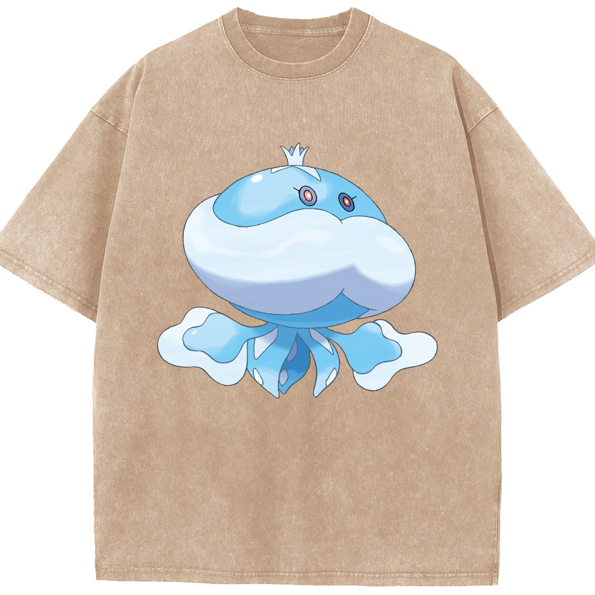 （画像用） ポケットモンスター Pokémon 綿100% ヴィンテージ風 半袖Tシャツ（フロントプリント）