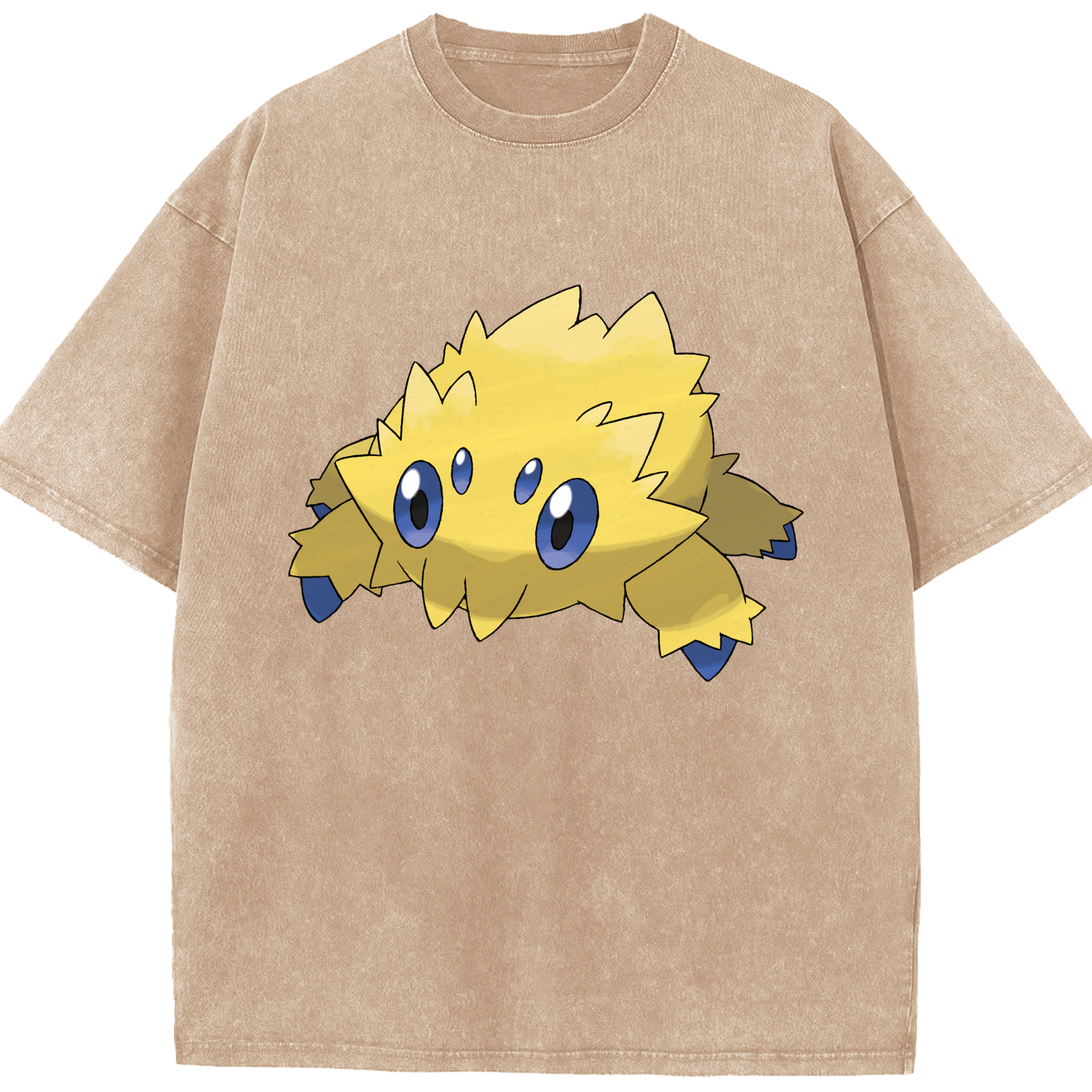 （画像用） ポケットモンスター Pokémon 綿100% ヴィンテージ風 半袖Tシャツ（フロントプリント）