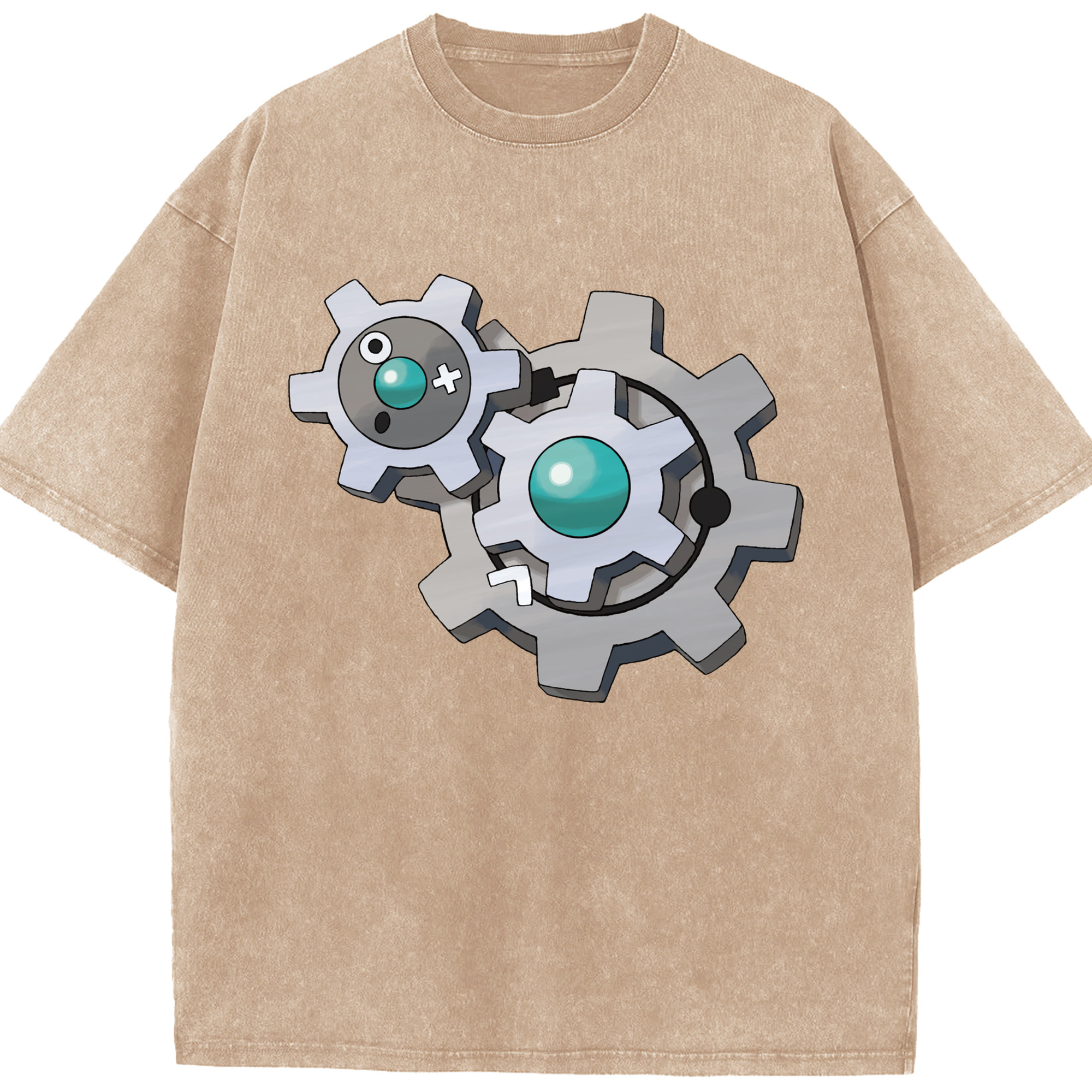 （画像用） ポケットモンスター Pokémon 綿100% ヴィンテージ風 半袖Tシャツ（フロントプリント）