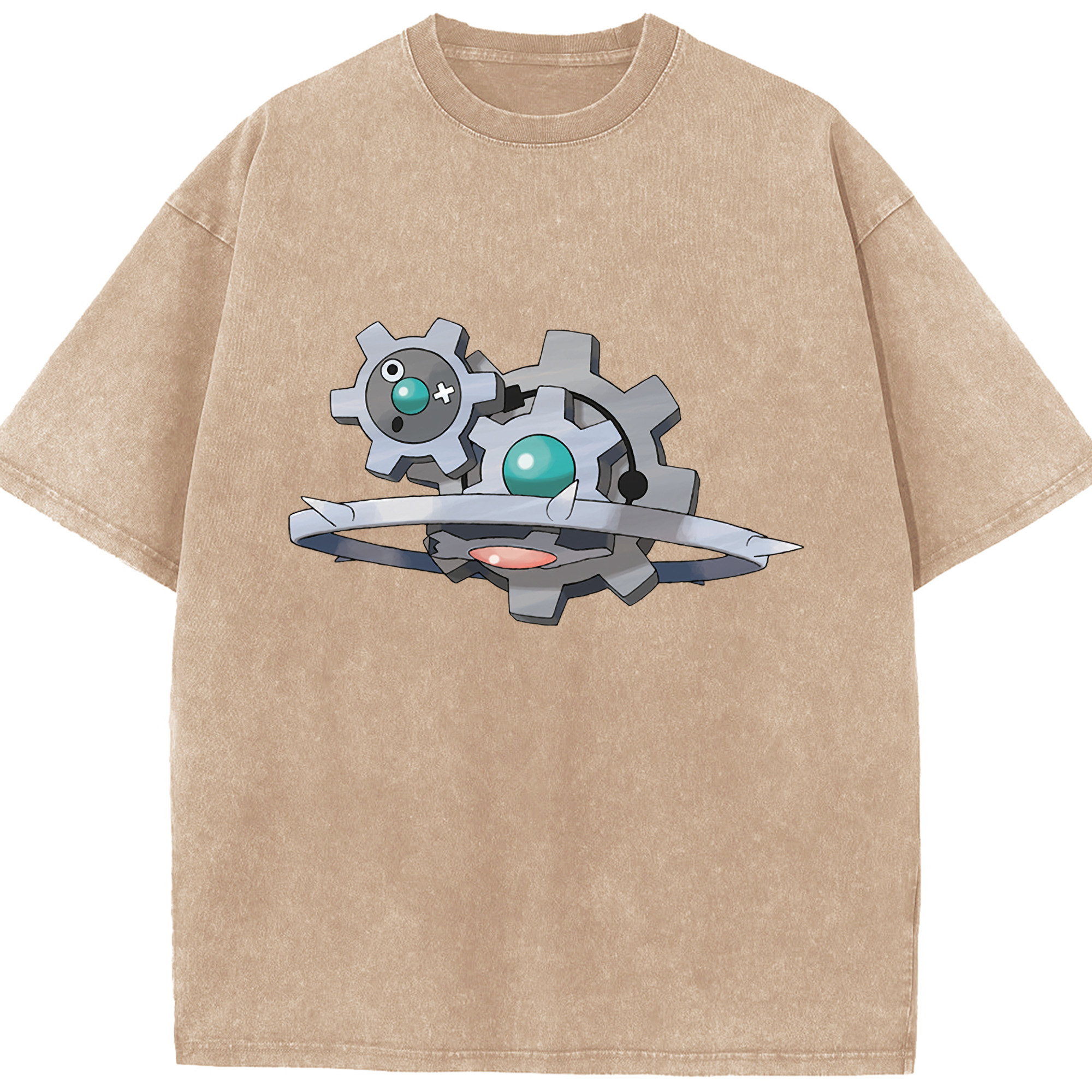 （画像用） ポケットモンスター Pokémon 綿100% ヴィンテージ風 半袖Tシャツ（フロントプリント）