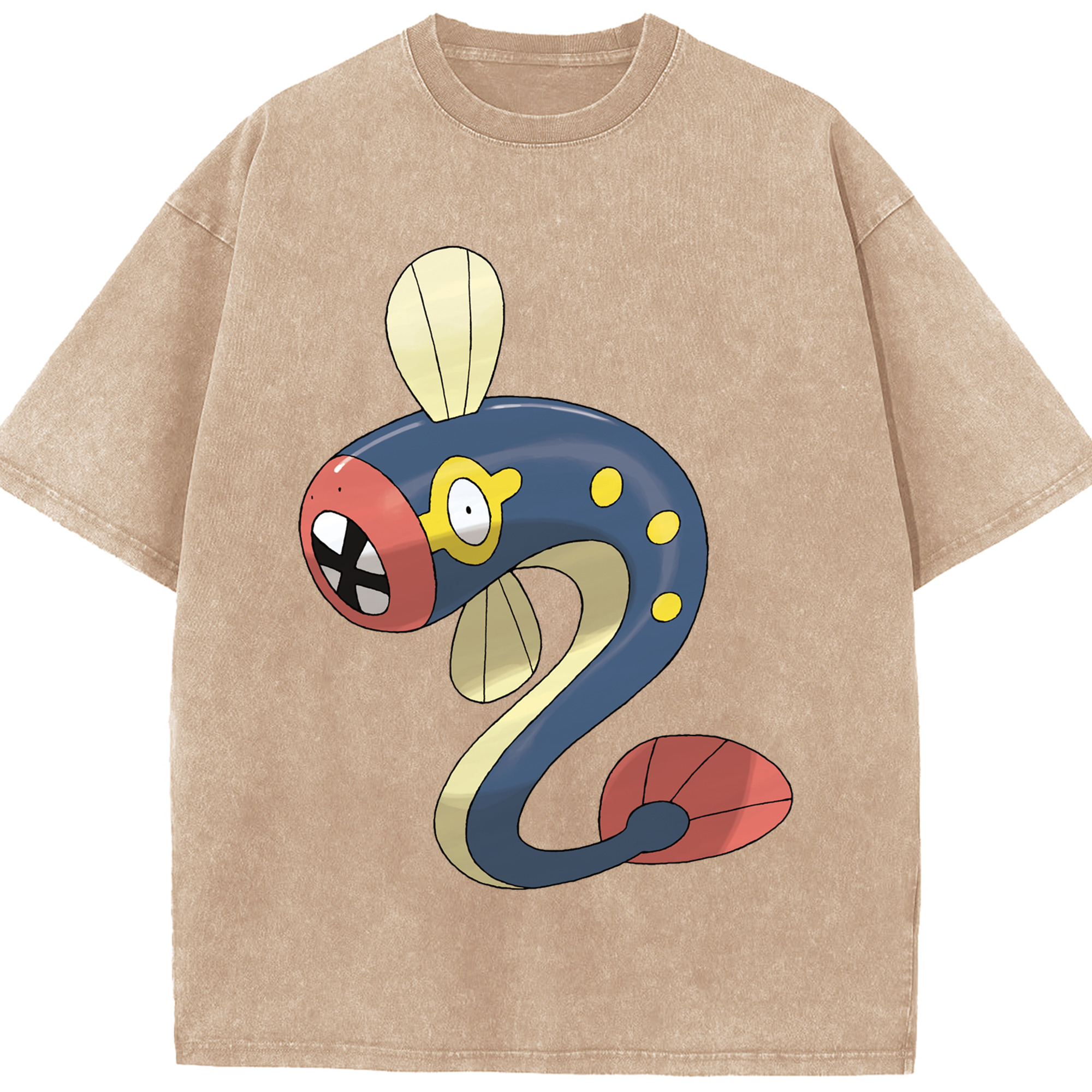 （画像用） ポケットモンスター Pokémon 綿100% ヴィンテージ風 半袖Tシャツ（フロントプリント）