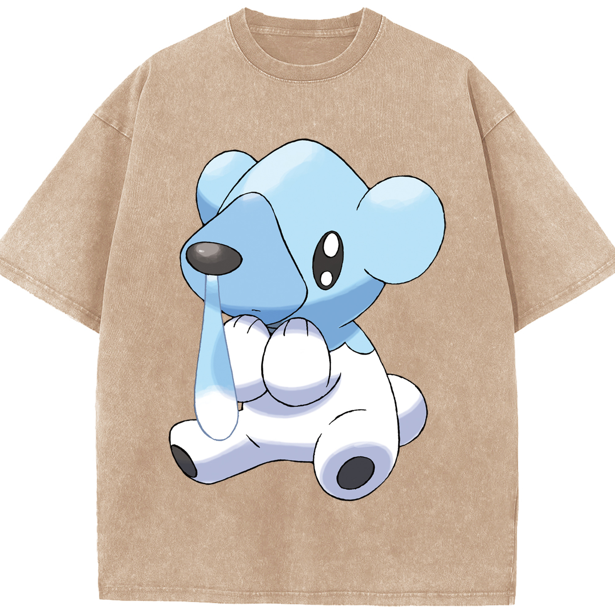 （画像用） ポケットモンスター Pokémon 綿100% ヴィンテージ風 半袖Tシャツ（フロントプリント）