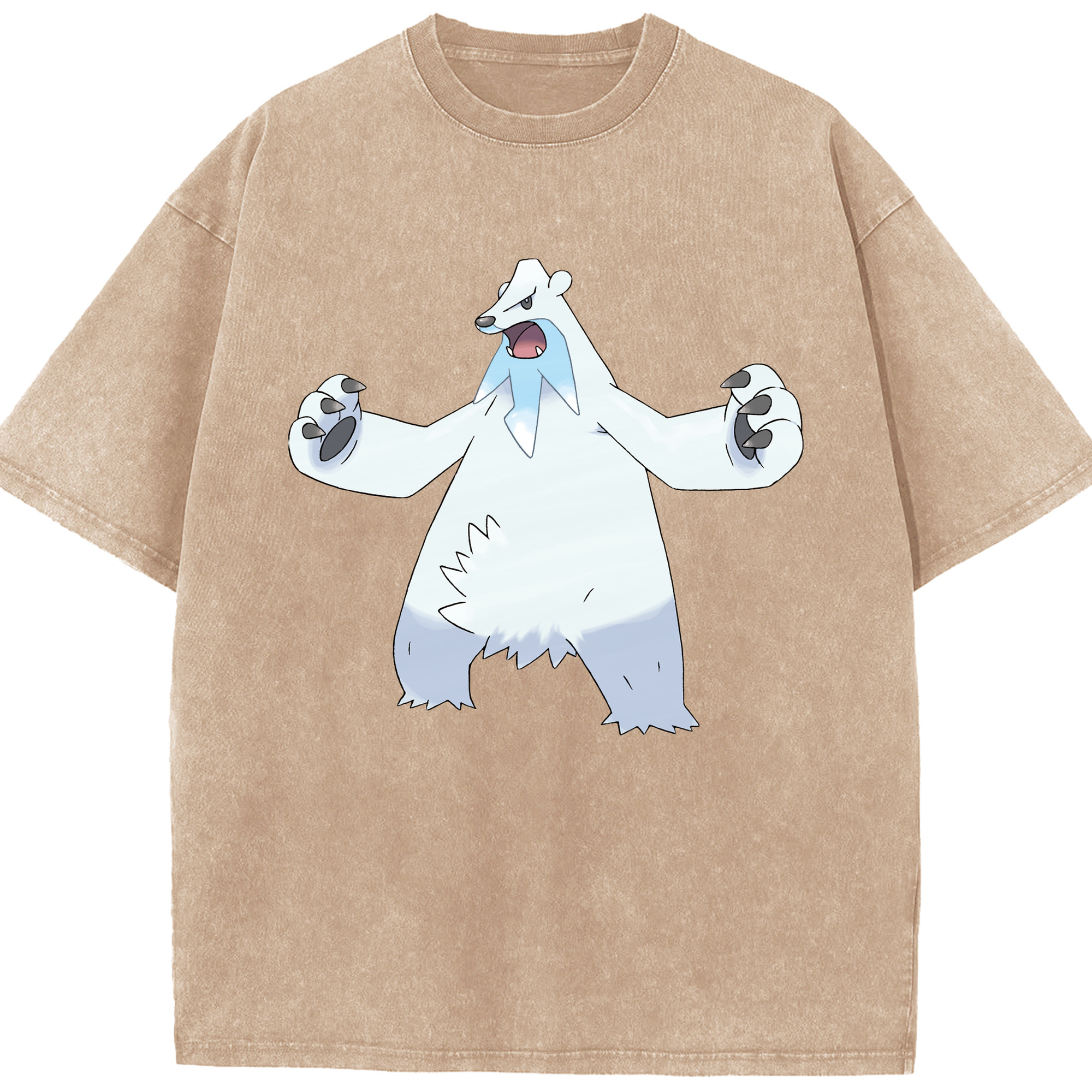 （画像用） ポケットモンスター Pokémon 綿100% ヴィンテージ風 半袖Tシャツ（フロントプリント）
