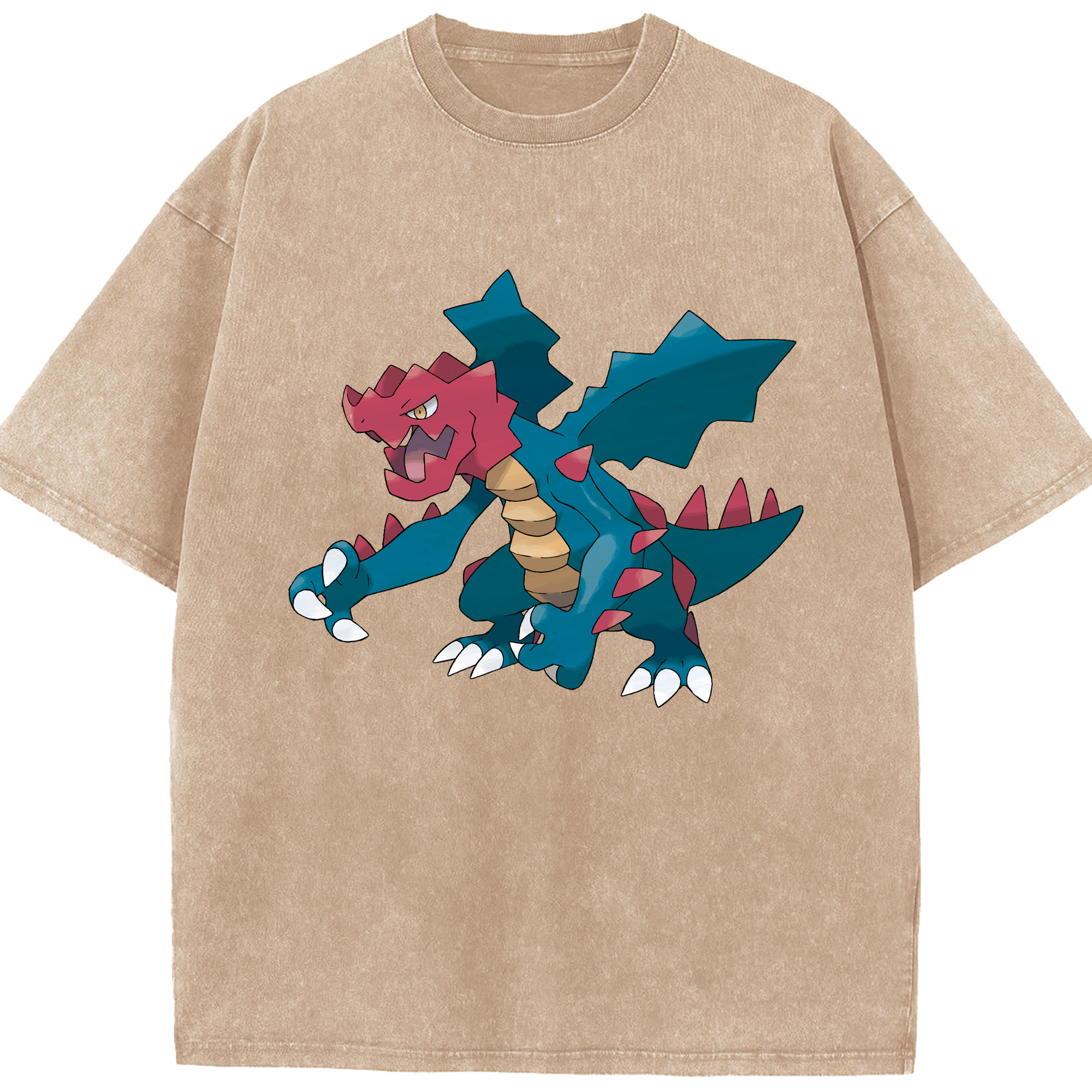 （画像用） ポケットモンスター Pokémon 綿100% ヴィンテージ風 半袖Tシャツ（フロントプリント）