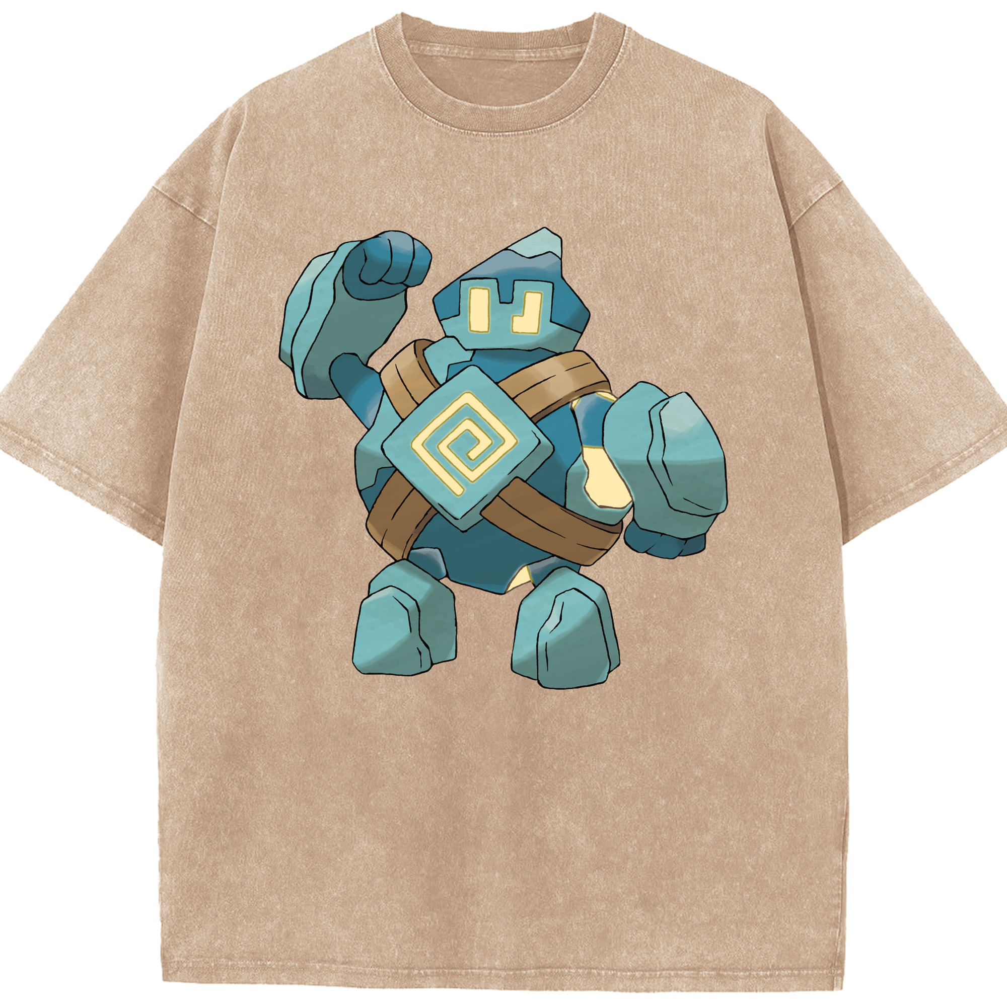 （画像用） ポケットモンスター Pokémon 綿100% ヴィンテージ風 半袖Tシャツ（フロントプリント）