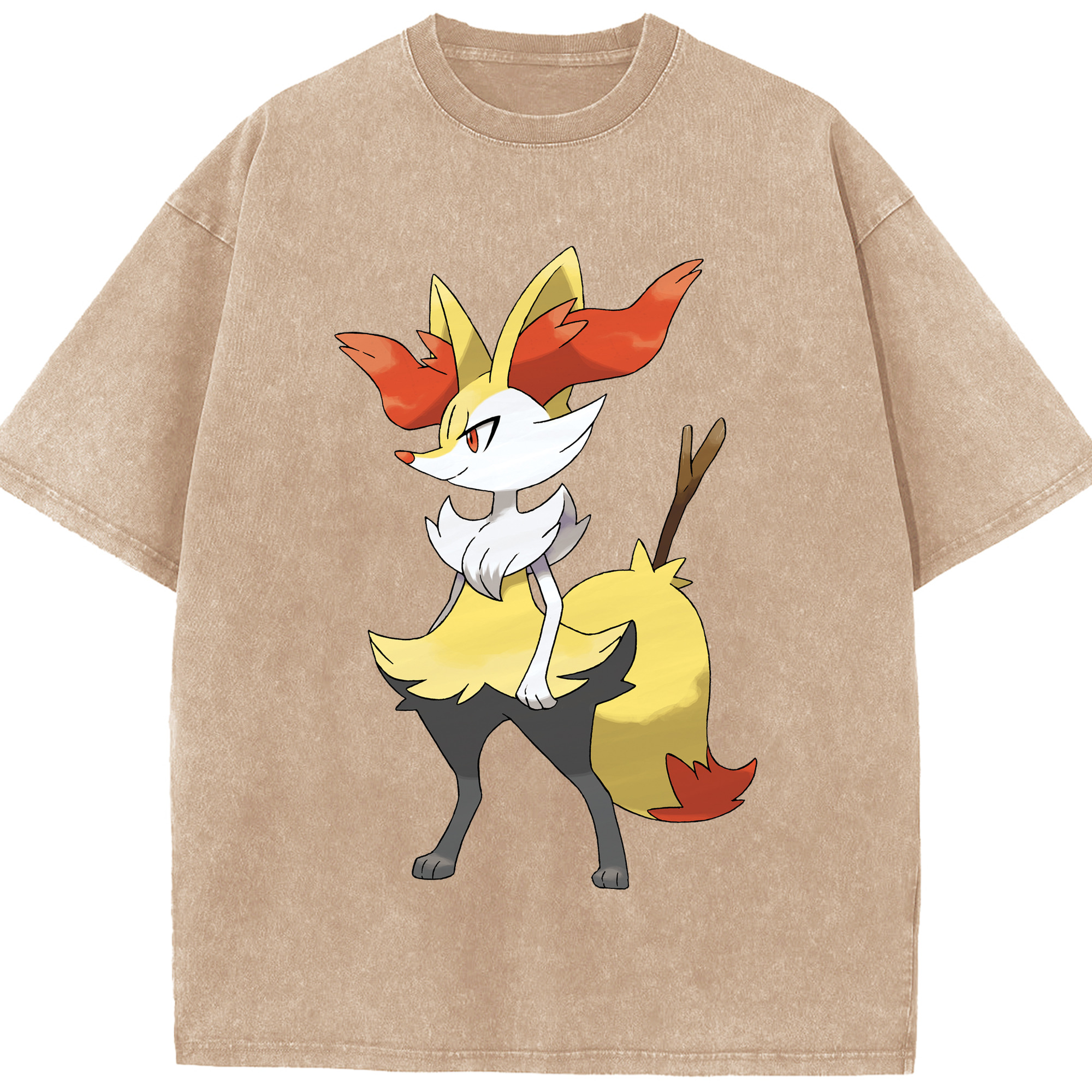 （画像用） ポケットモンスター Pokémon 綿100% ヴィンテージ風 半袖Tシャツ（フロントプリント）