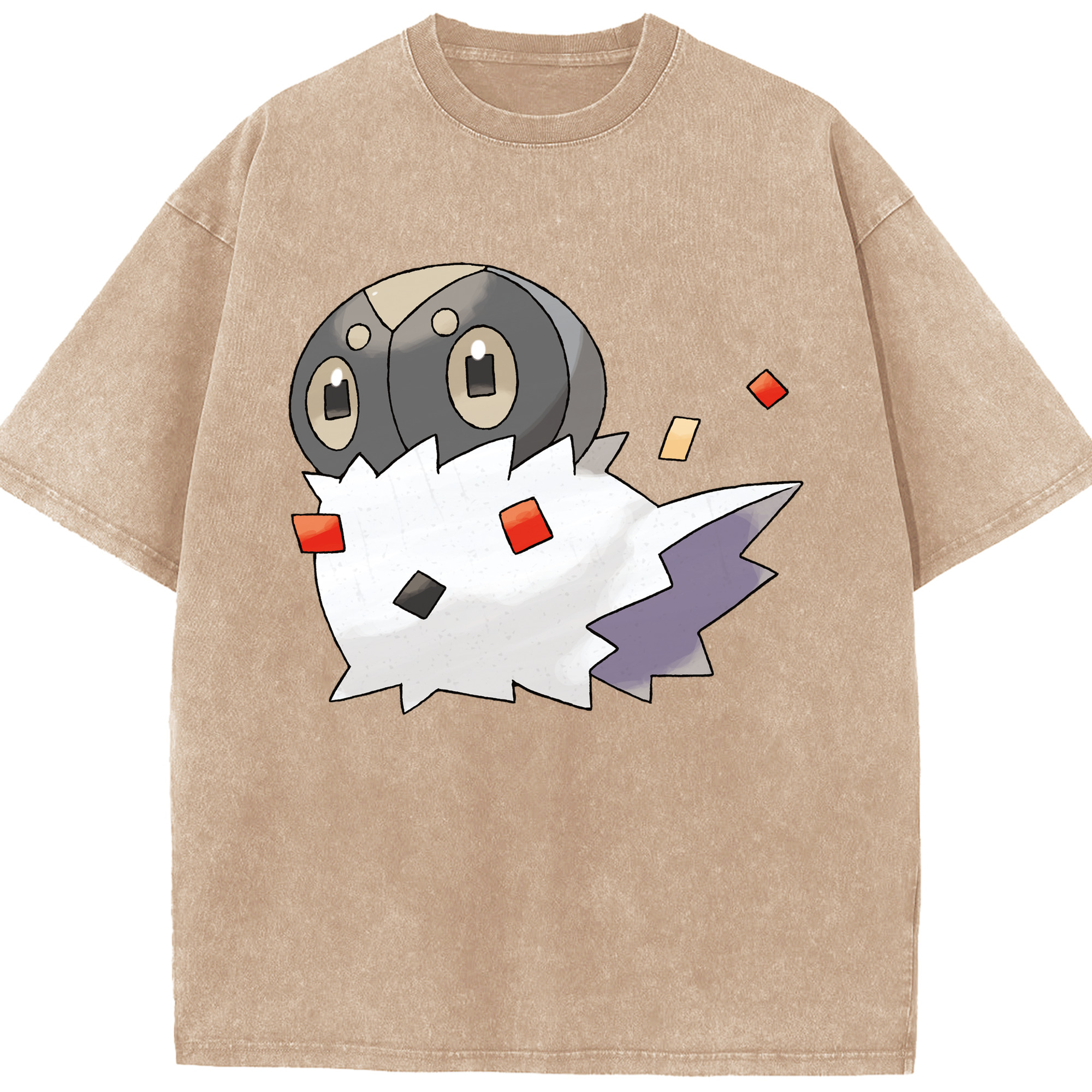 （画像用） ポケットモンスター Pokémon 綿100% ヴィンテージ風 半袖Tシャツ（フロントプリント）