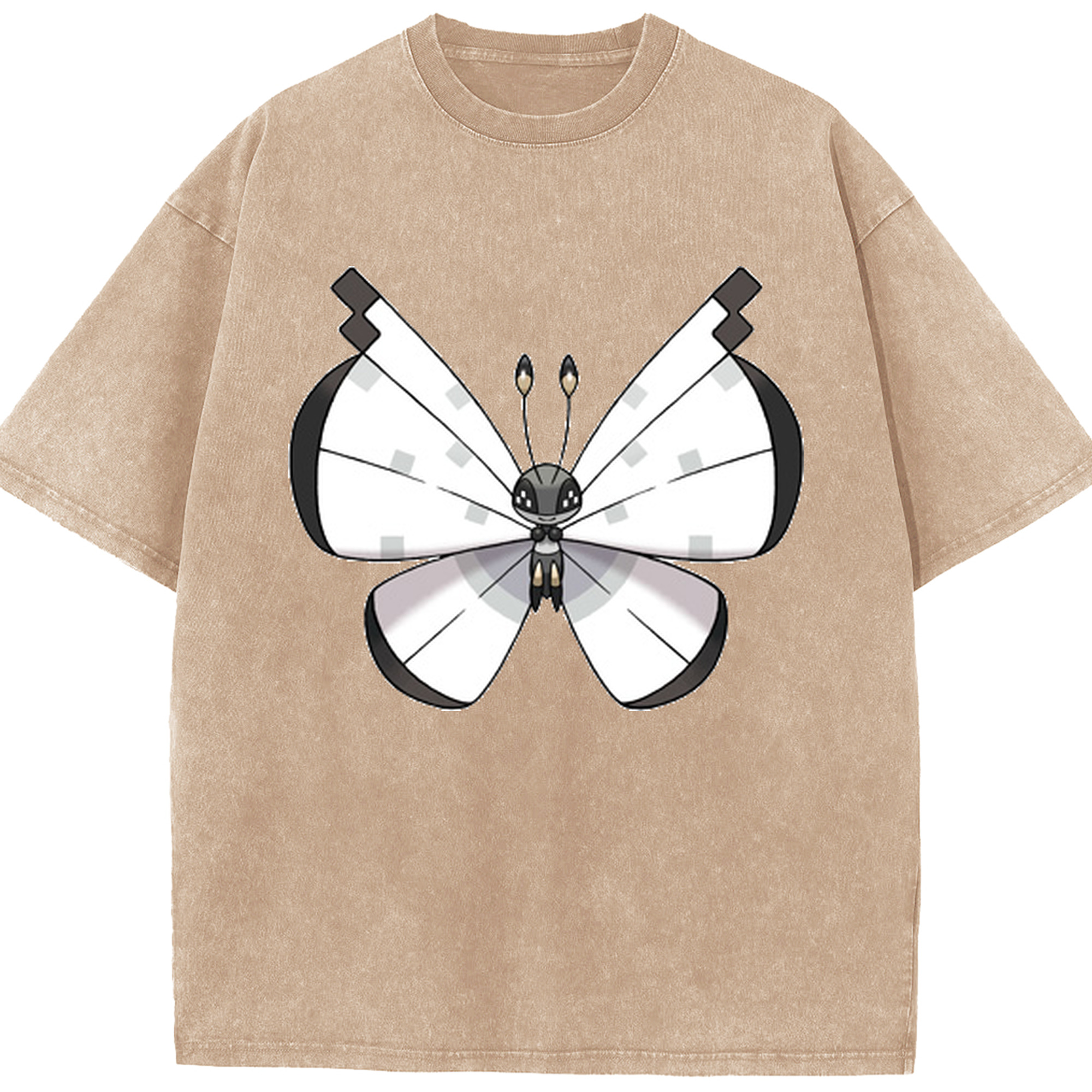 （画像用） ポケットモンスター Pokémon 綿100% ヴィンテージ風 半袖Tシャツ（フロントプリント）