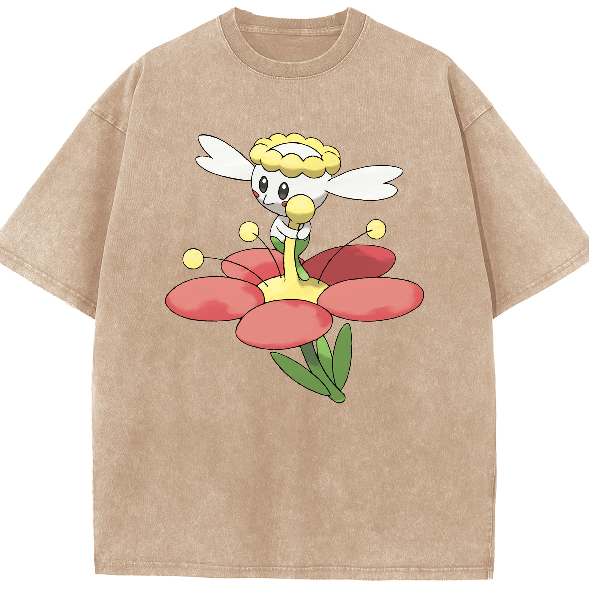 （画像用） ポケットモンスター Pokémon 綿100% ヴィンテージ風 半袖Tシャツ（フロントプリント）