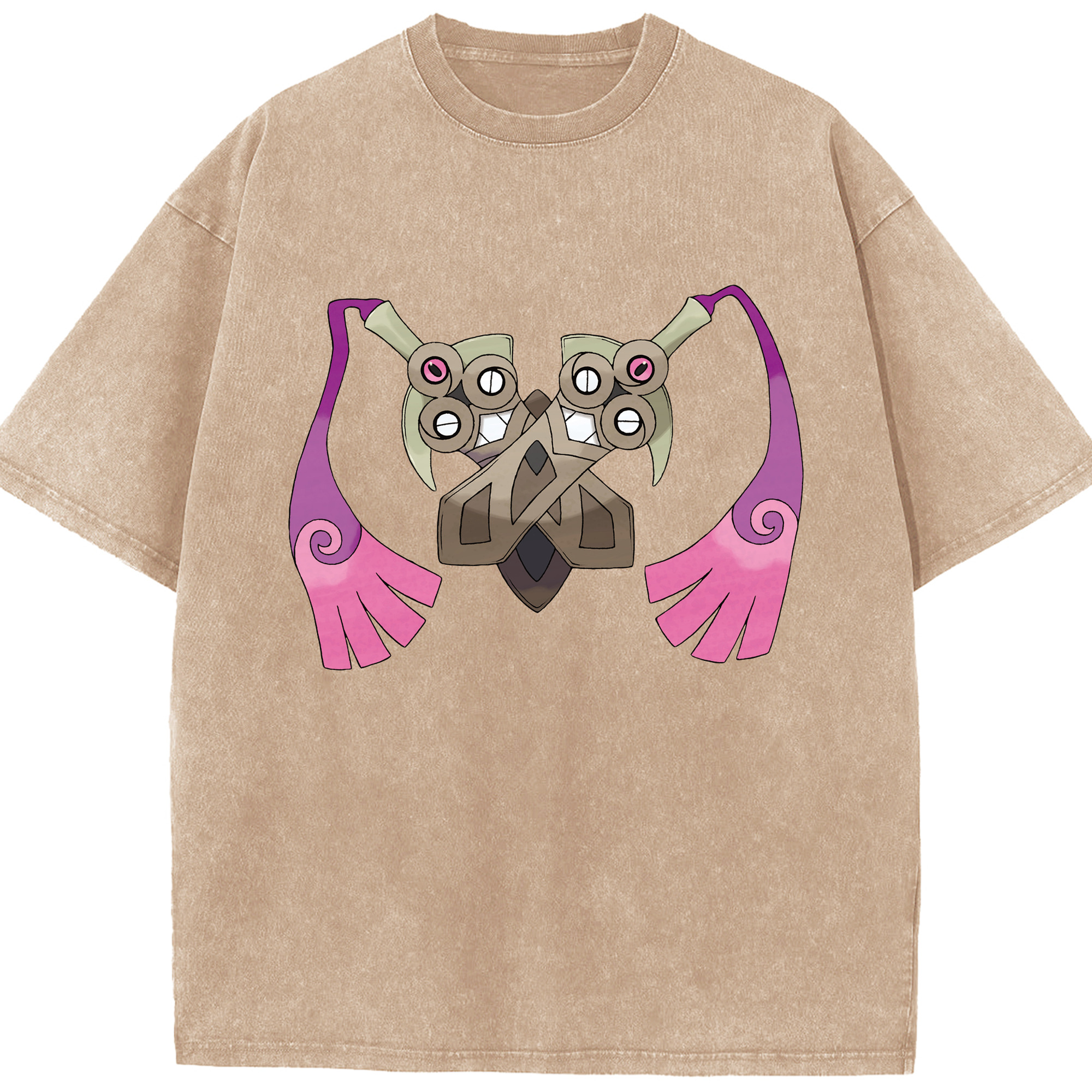 （画像用） ポケットモンスター Pokémon 綿100% ヴィンテージ風 半袖Tシャツ（フロントプリント）