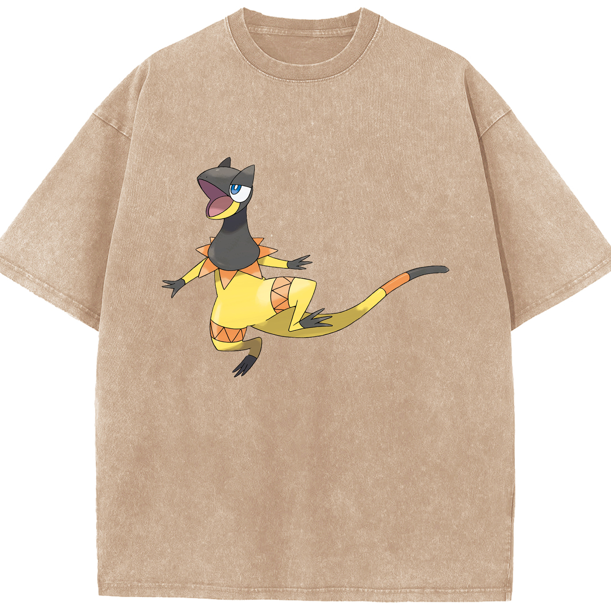 （画像用） ポケットモンスター Pokémon 綿100% ヴィンテージ風 半袖Tシャツ（フロントプリント）