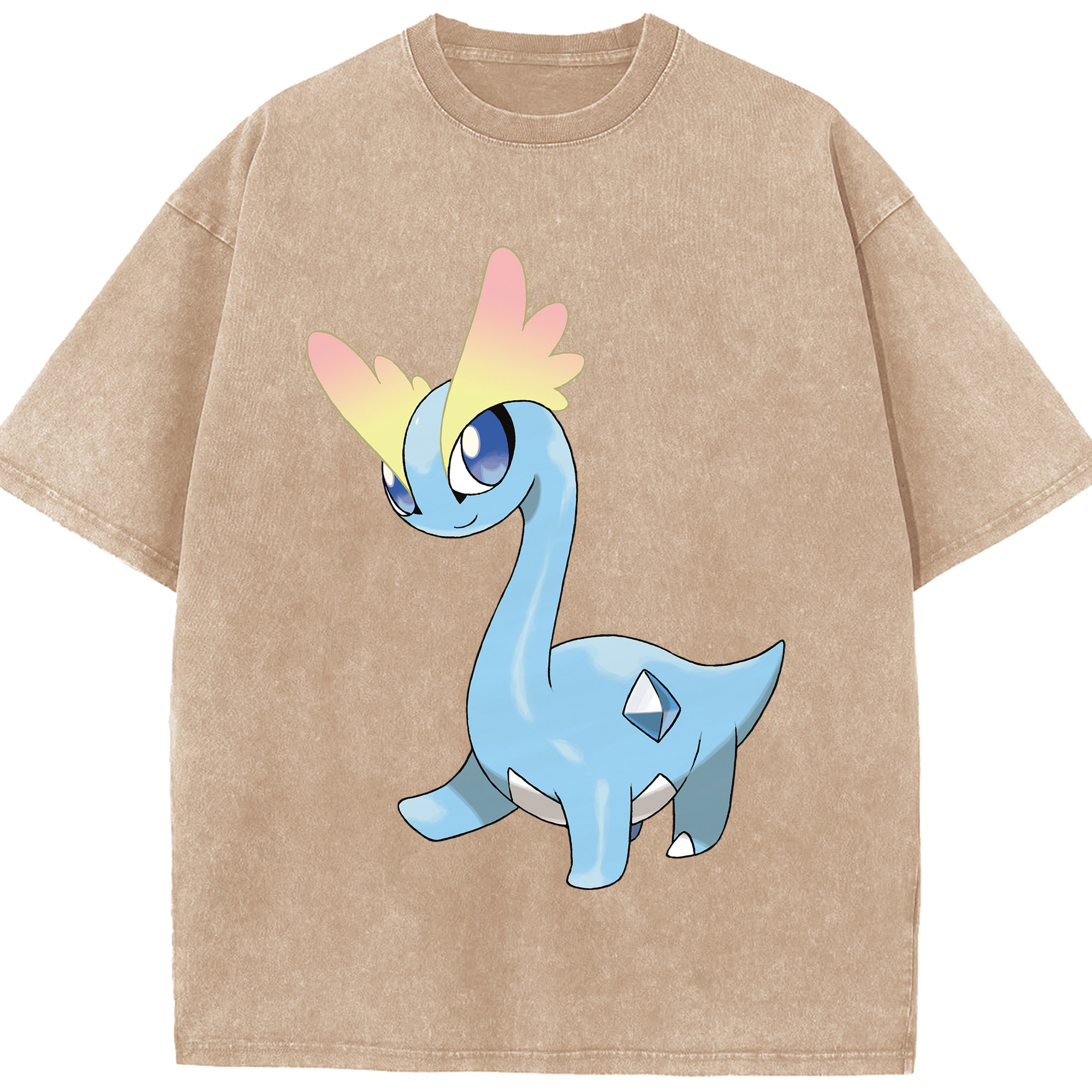 （画像用） ポケットモンスター Pokémon 綿100% ヴィンテージ風 半袖Tシャツ（フロントプリント）