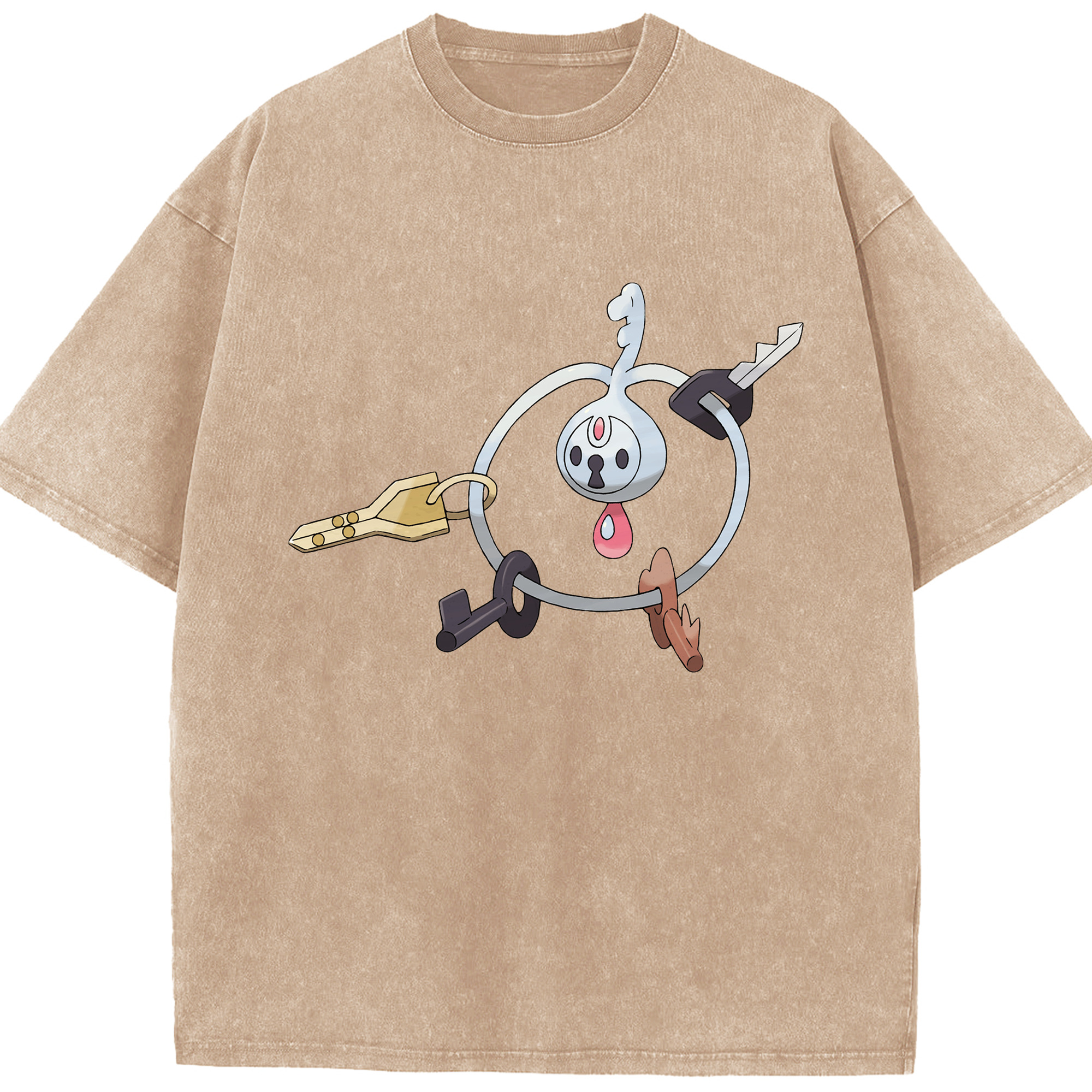 （画像用） ポケットモンスター Pokémon 綿100% ヴィンテージ風 半袖Tシャツ（フロントプリント）