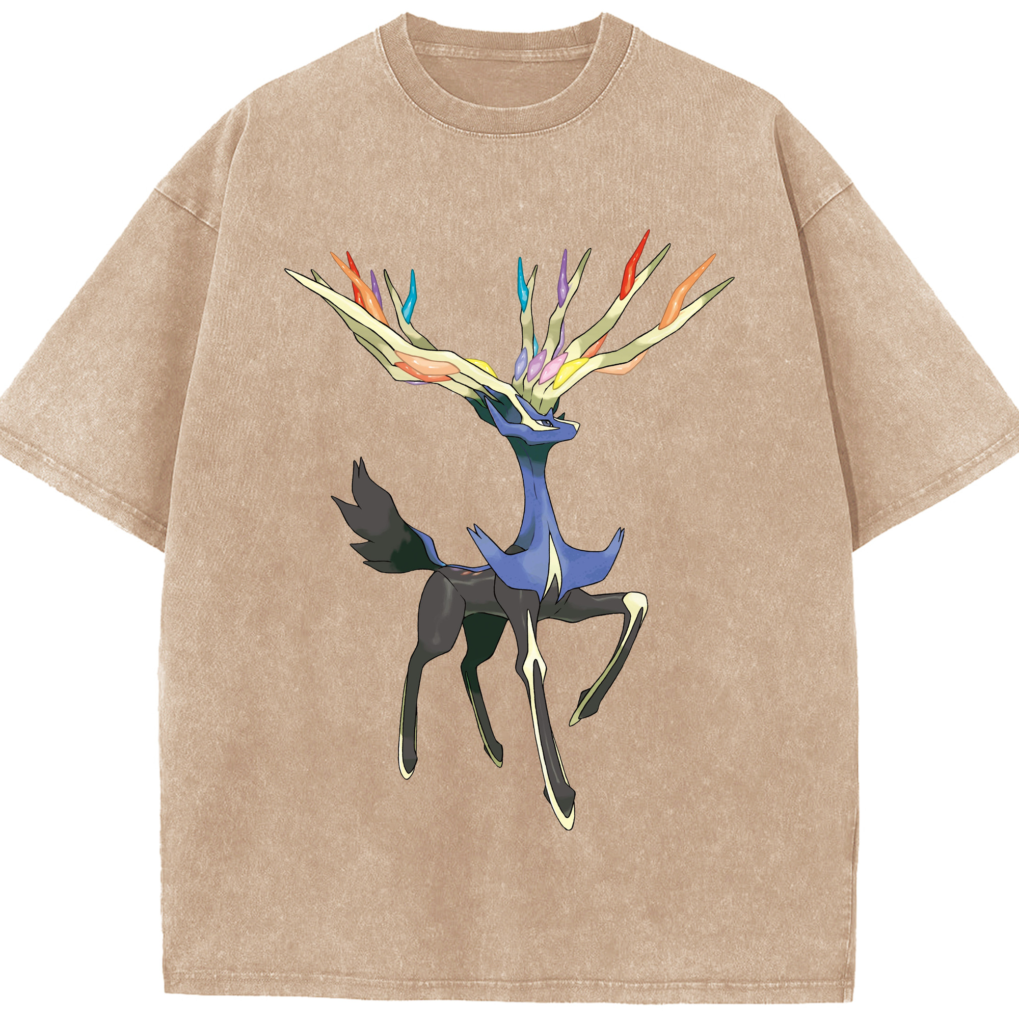 （画像用） ポケットモンスター Pokémon 綿100% ヴィンテージ風 半袖Tシャツ（フロントプリント）