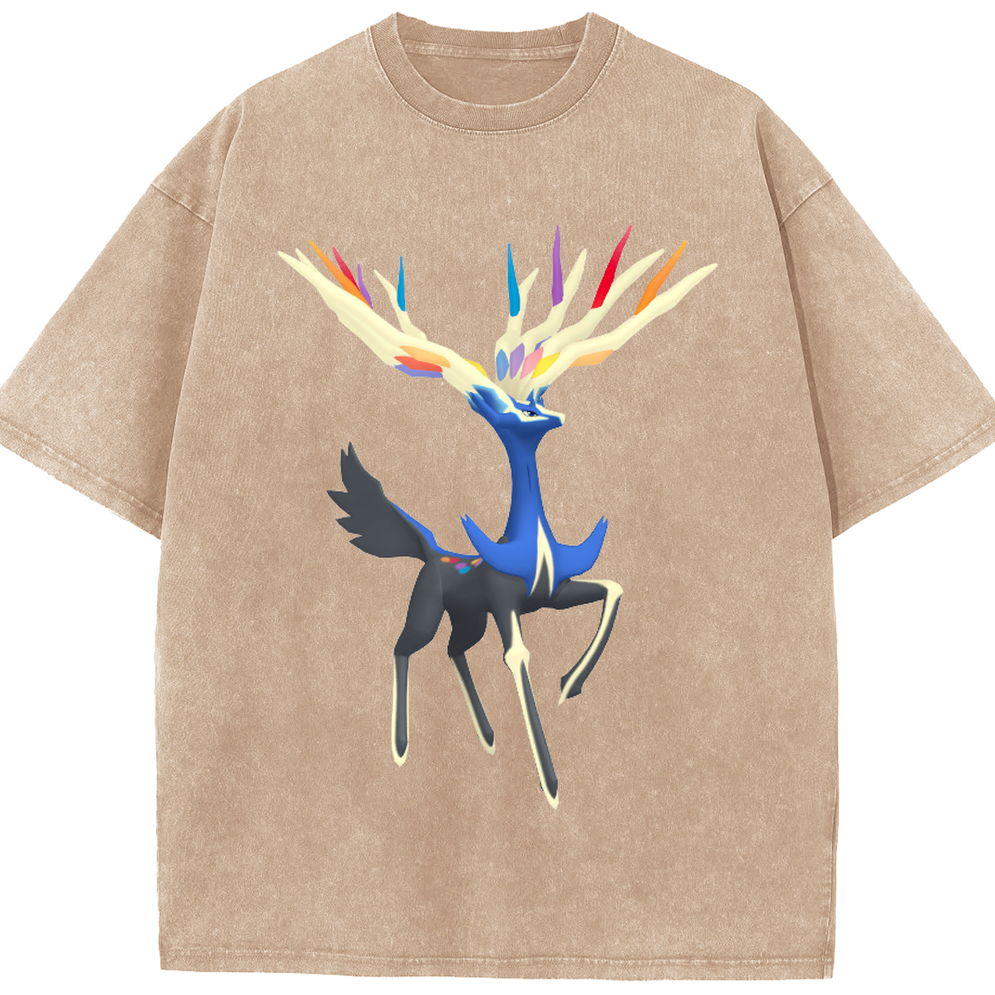 （画像用） ポケットモンスター Pokémon 綿100% ヴィンテージ風 半袖Tシャツ（フロントプリント）